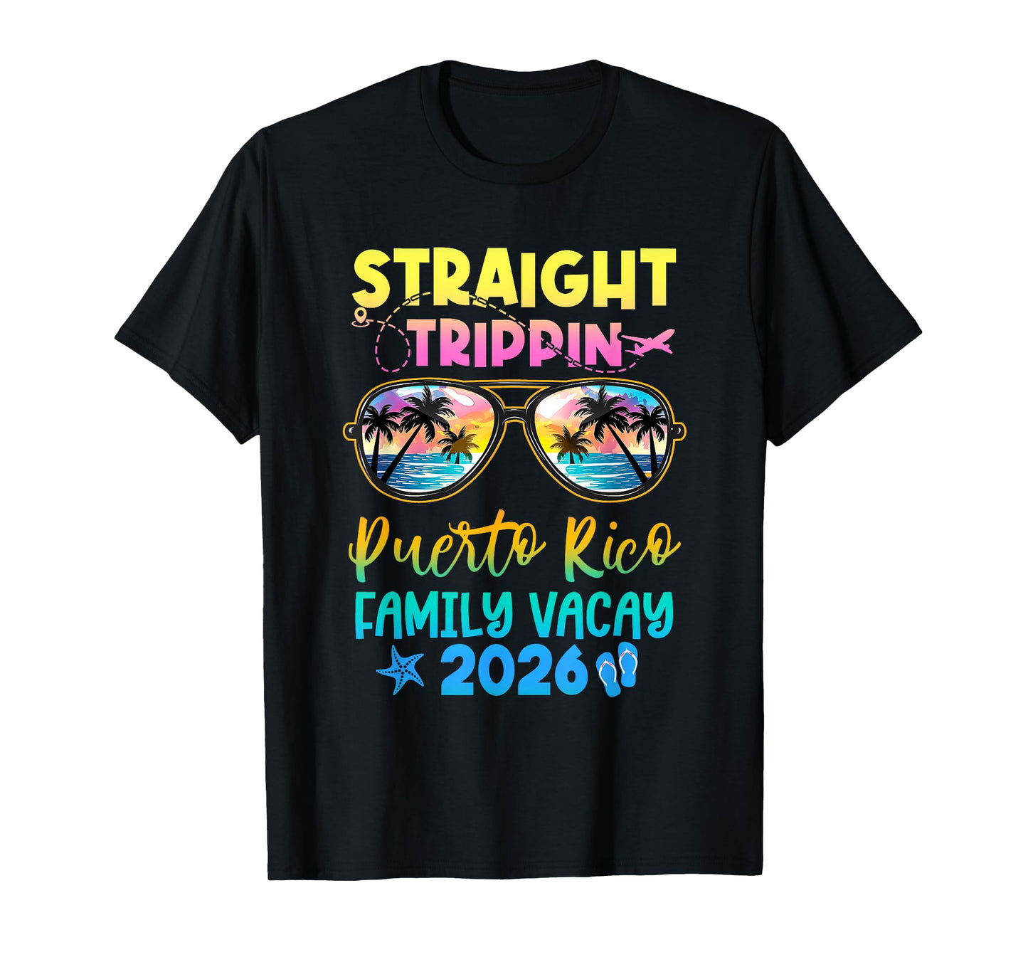 Family Vacation Puerto Rico 2026 Summer T-Shirt - Graphic Print Men Women - T-Shirt, Sweatshirt, Hoodie
