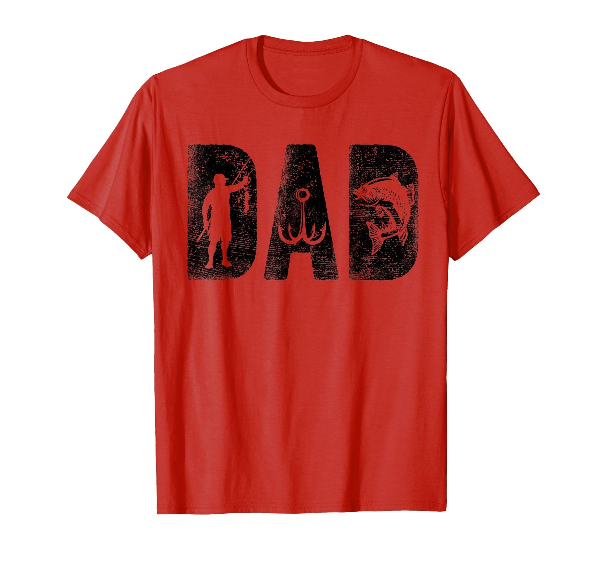 Fishing Dad Birthday Bold Font Fish T-Shirt - Trendy Graphic Men Women - T-Shirt, Sweatshirt, Hoodie