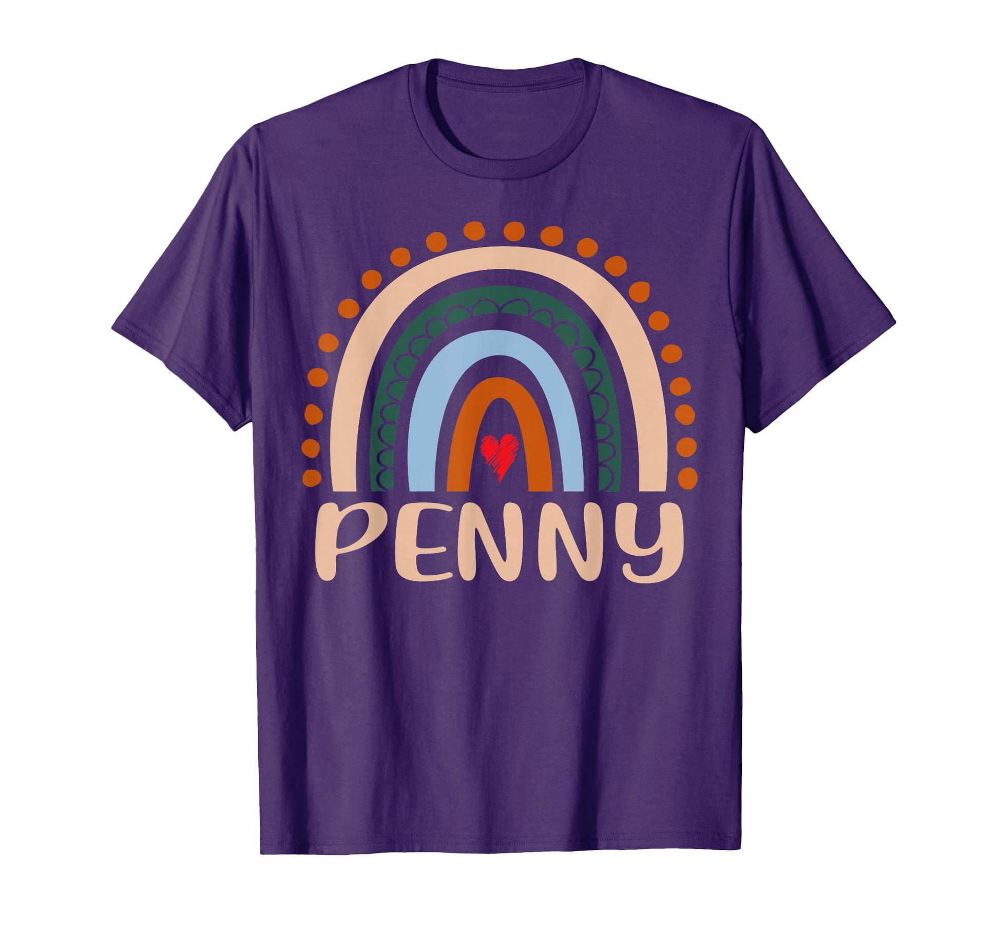 Penny Name Personalized Funny Rainbow T-Shirt - Unique Graphic for Adults - T-Shirt, Sweatshirt, Hoodie