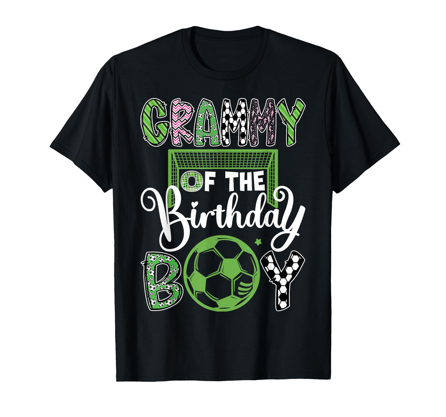Grammy Birthday Soccer Player T-Shirt - Minimalist Print for Adults - T-Shirt, Sweatshirt, Hoodie