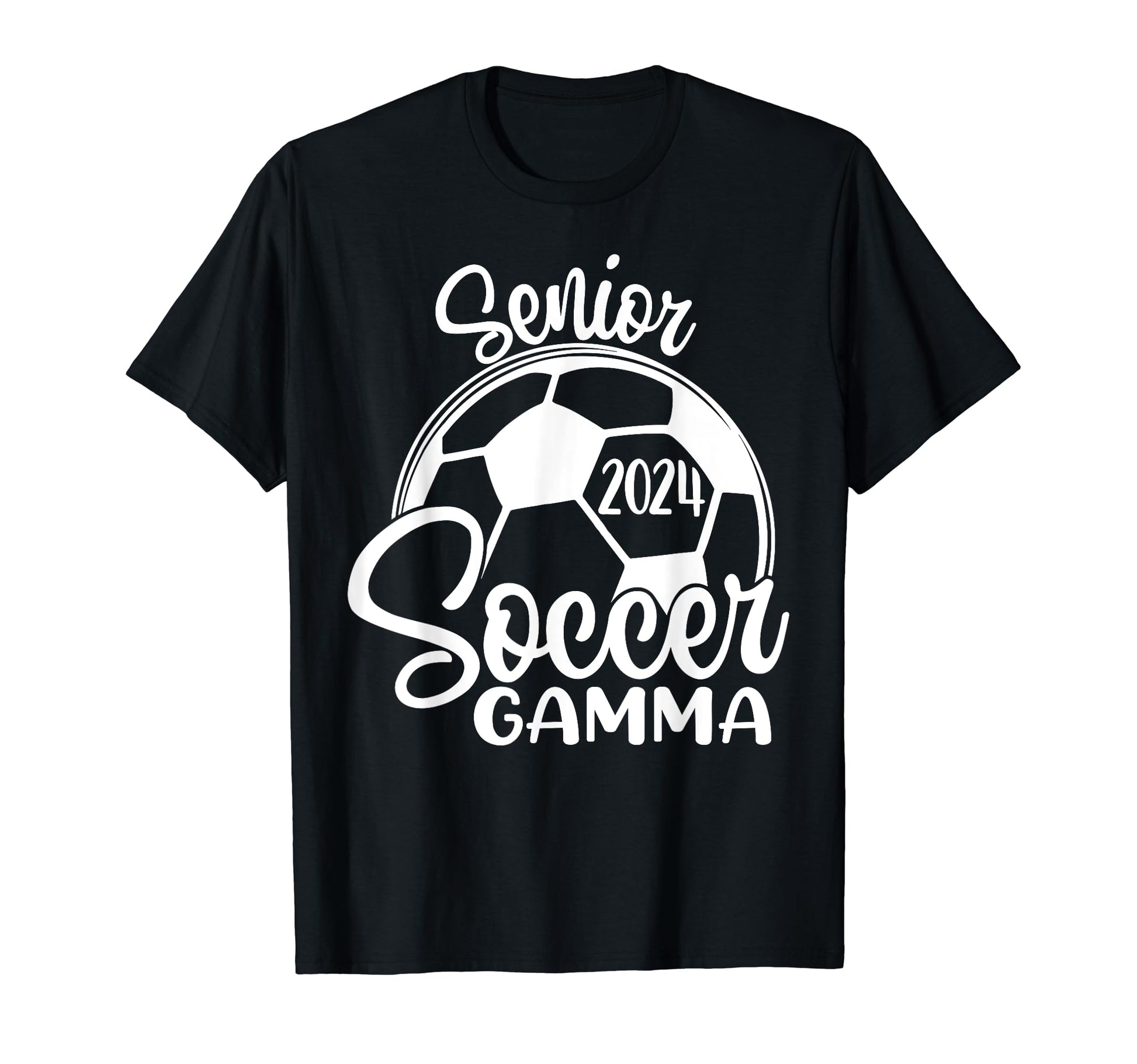 Senior Soccer Gamma 2024 Class T-Shirt - Casual Everyday Wear for Adults - T-Shirt, Sweatshirt, Hoodie