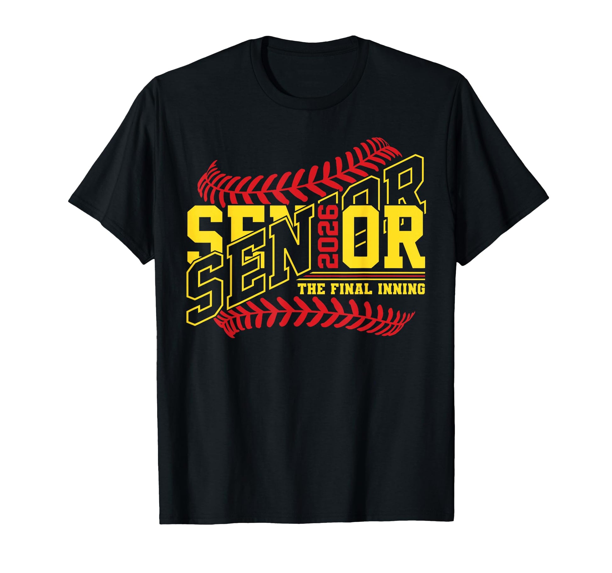 Senior 2026 Final Inning Softball T-Shirt - Novelty Apparel for Adults - T-Shirt, Sweatshirt, Hoodie