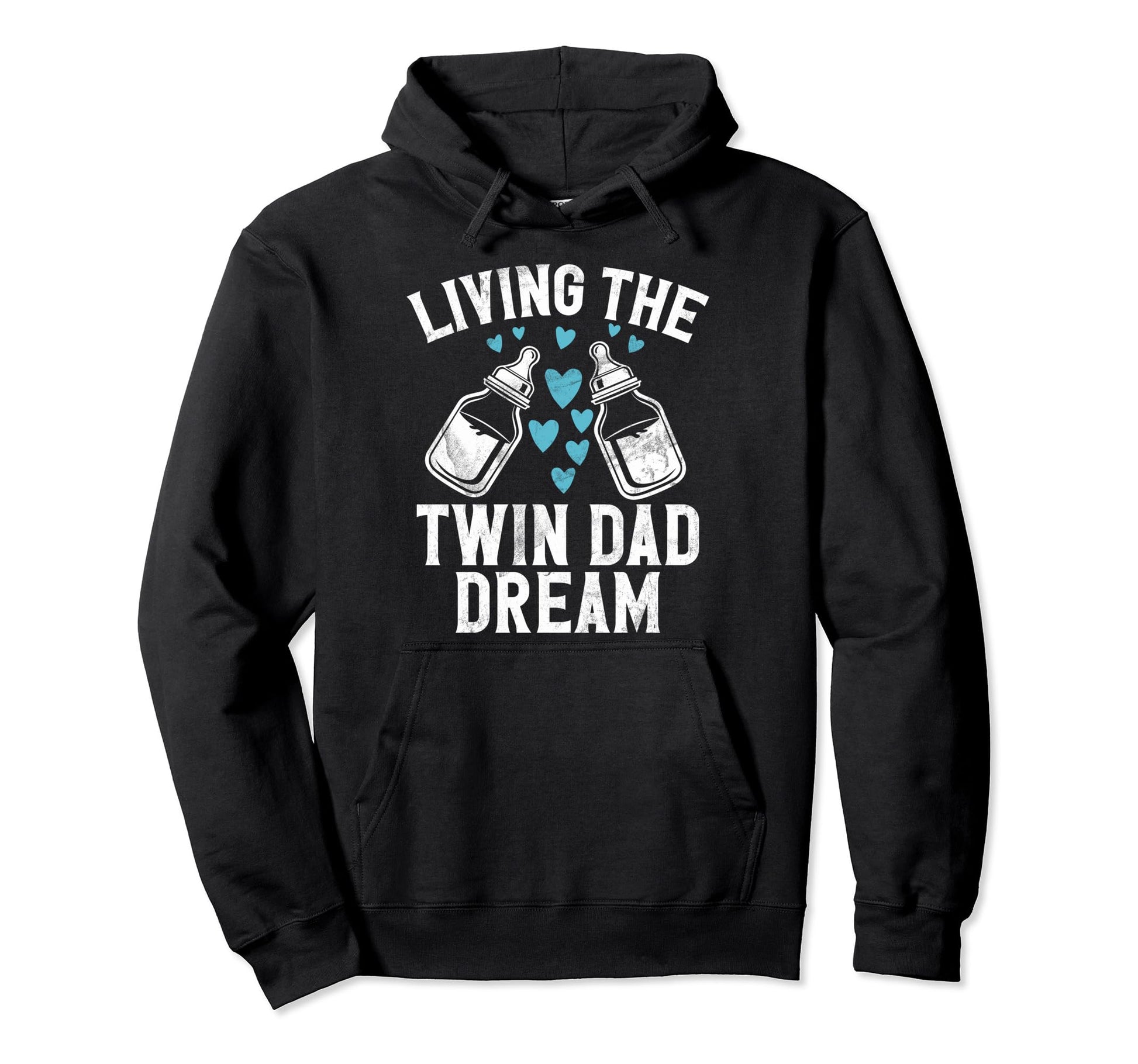 Living Twin Dad Dream Twin Dad Hoodie - Unique Graphic for Adults - T-Shirt, Sweatshirt, Hoodie