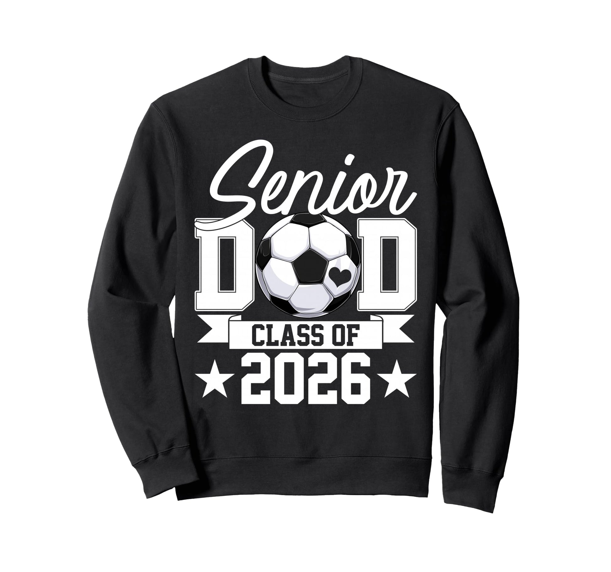Senior Dad Class 2026 Graduate Sweatshirt - Graphic Print for Adults - T-Shirt, Sweatshirt, Hoodie
