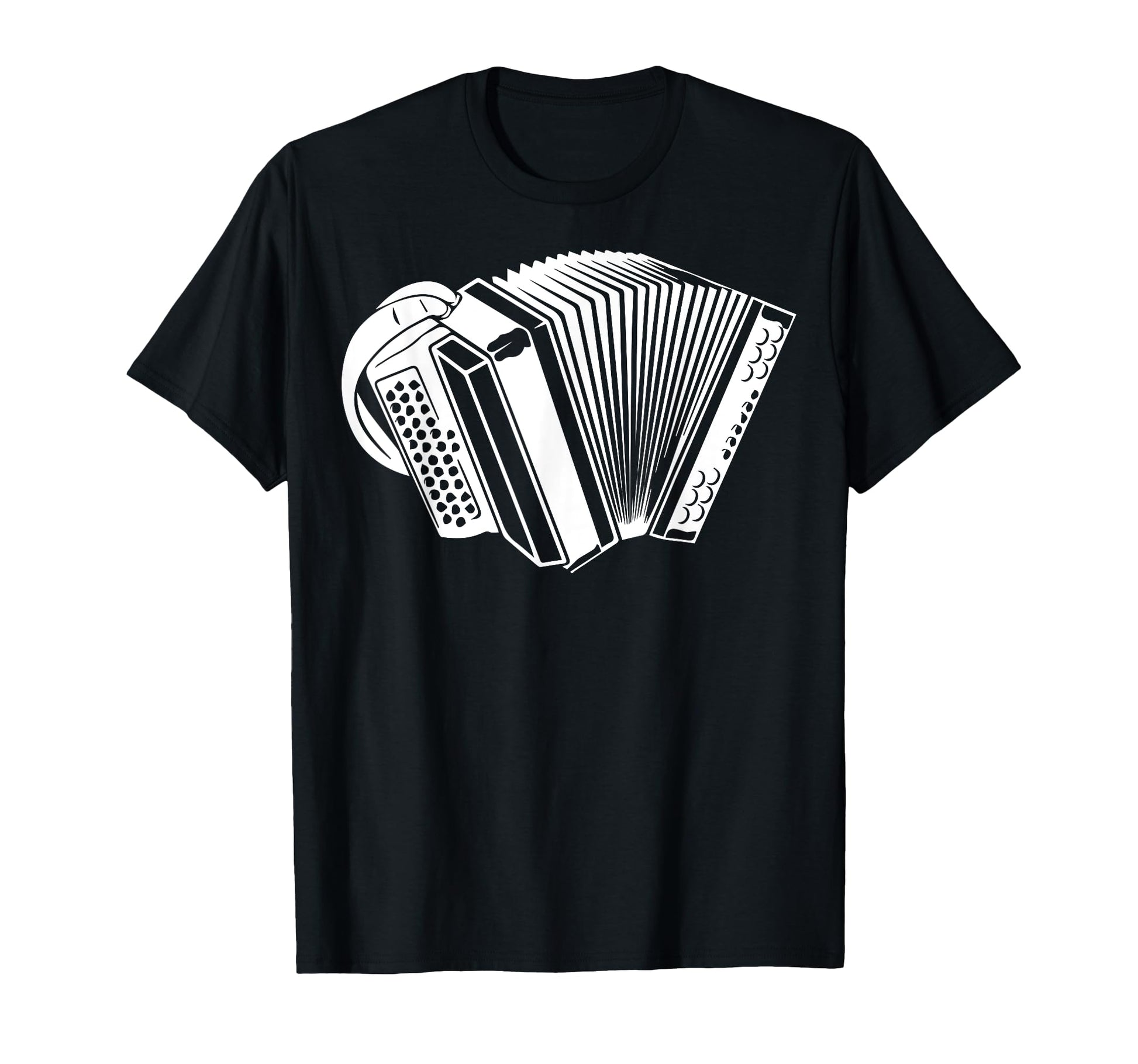 Accordion Instrument Hobby Learn T-Shirt - Minimalist Print Men Women - T-Shirt, Sweatshirt, Hoodie