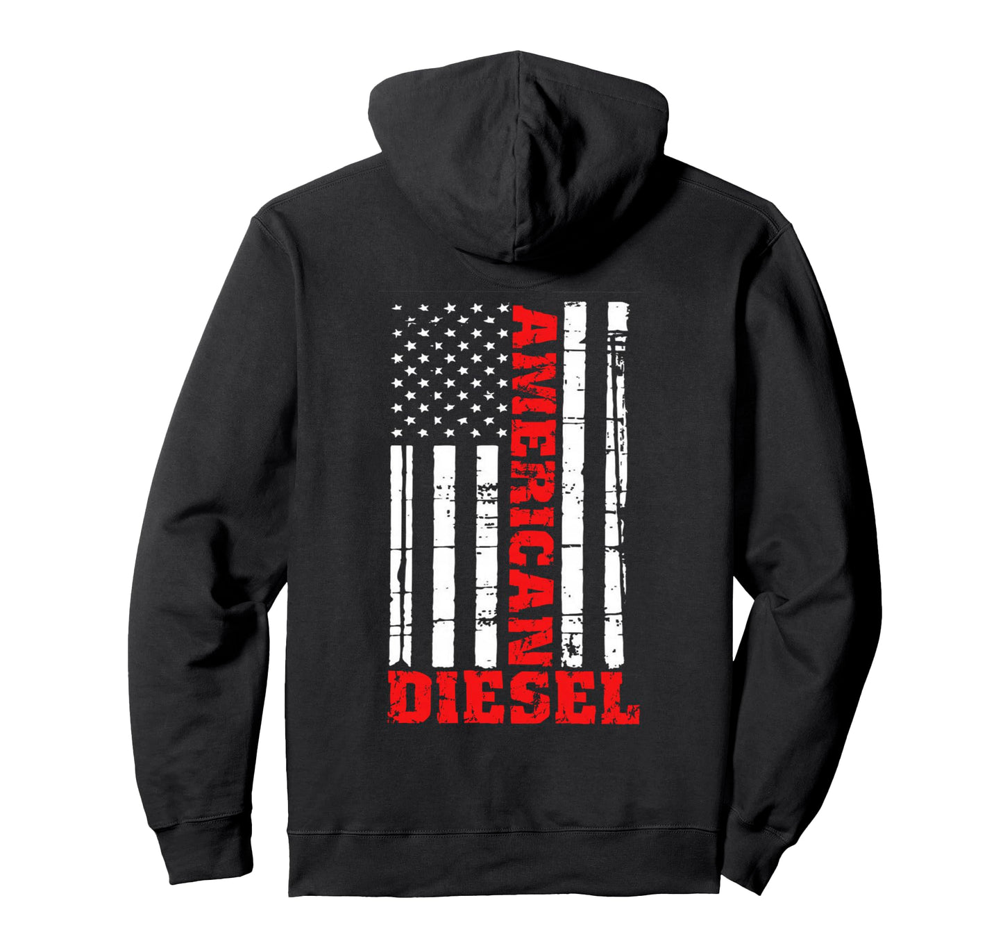 American Diesel Flag Truck Turbo Sweatshirt - Unique Graphic for Adults - T-Shirt, Sweatshirt, Hoodie