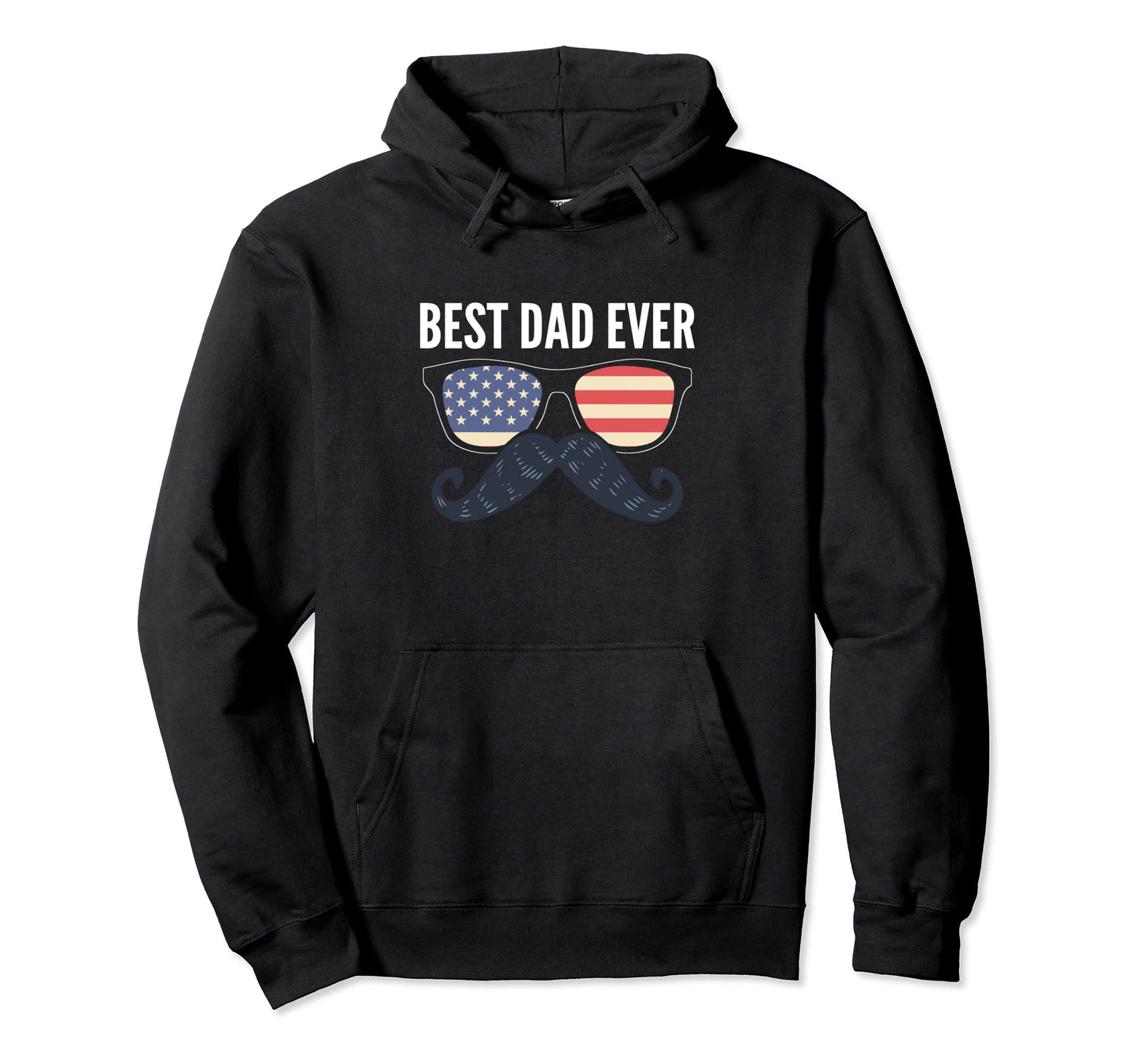 Best Dad Ever Big Bearded Guy Hoodie - Trendy Graphic Unisex - T-Shirt, Sweatshirt, Hoodie