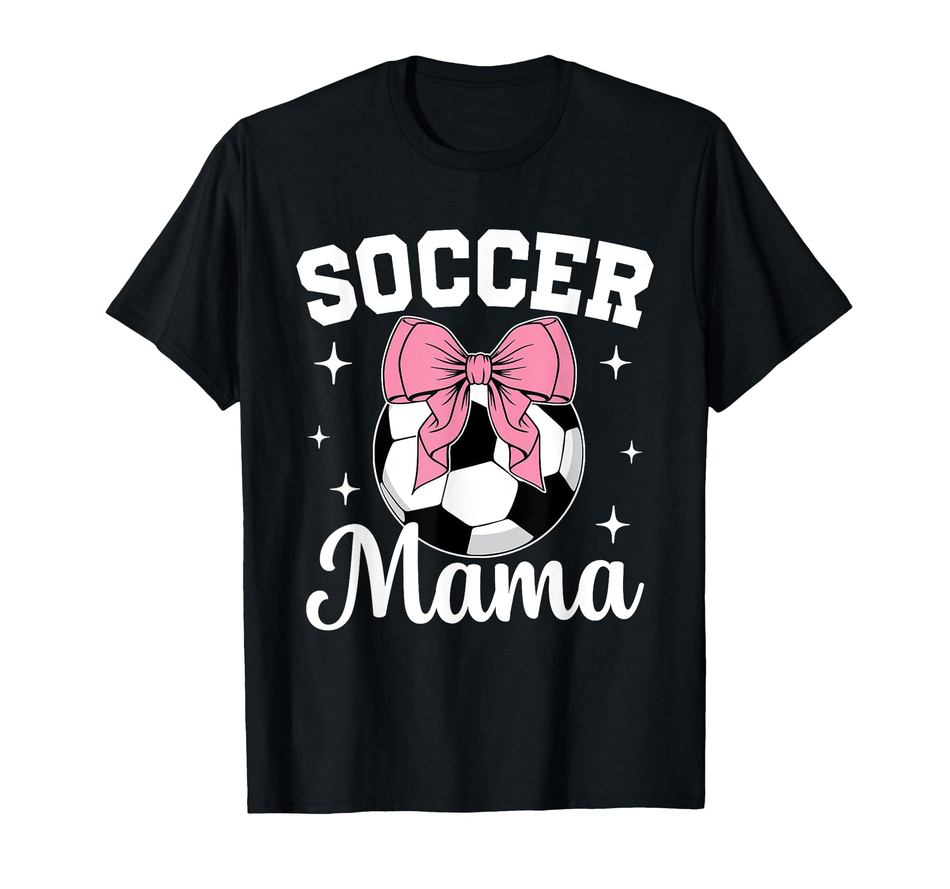 Coquette Bow Soccer Mama Soccer Mom T-Shirt - Unique Graphic for Adults - T-Shirt, Sweatshirt, Hoodie