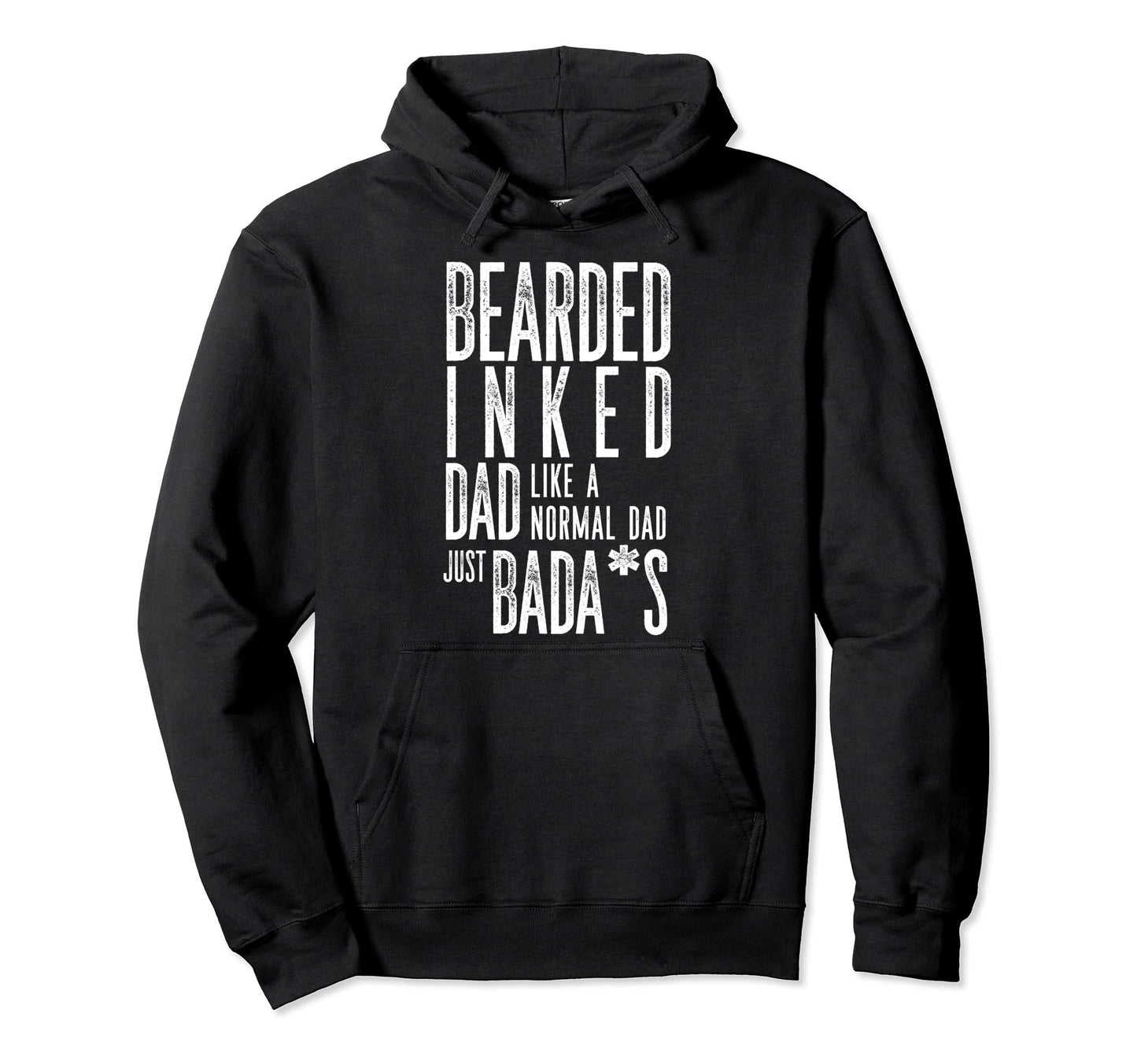 Beard Dyed Father Like Normal Dad Hoodie - Graphic Print Men Women - T-Shirt, Sweatshirt, Hoodie