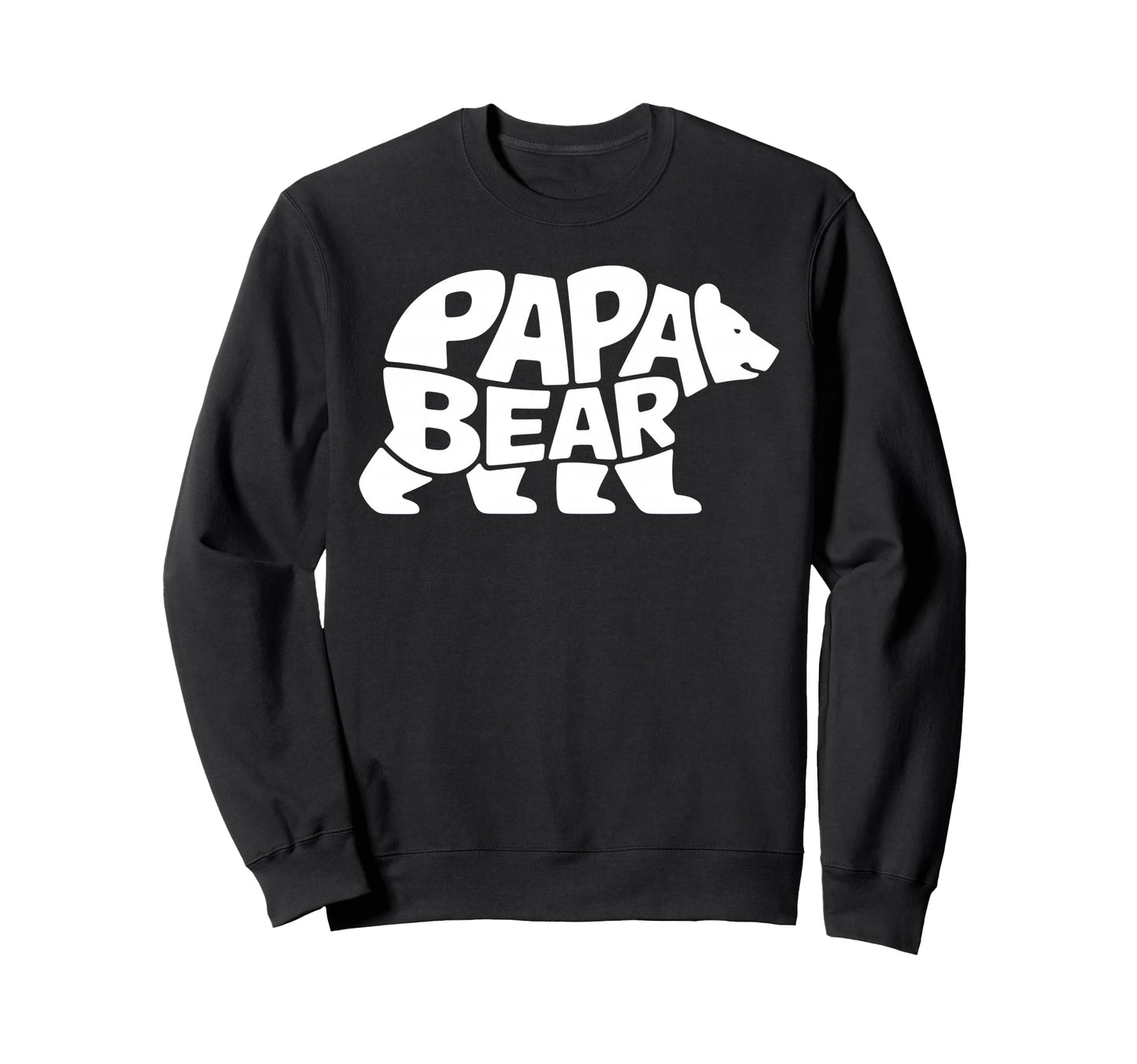 Papa Bear Dad Father Polar Bear Sweatshirt - Unique Graphic Unisex - T-Shirt, Sweatshirt, Hoodie