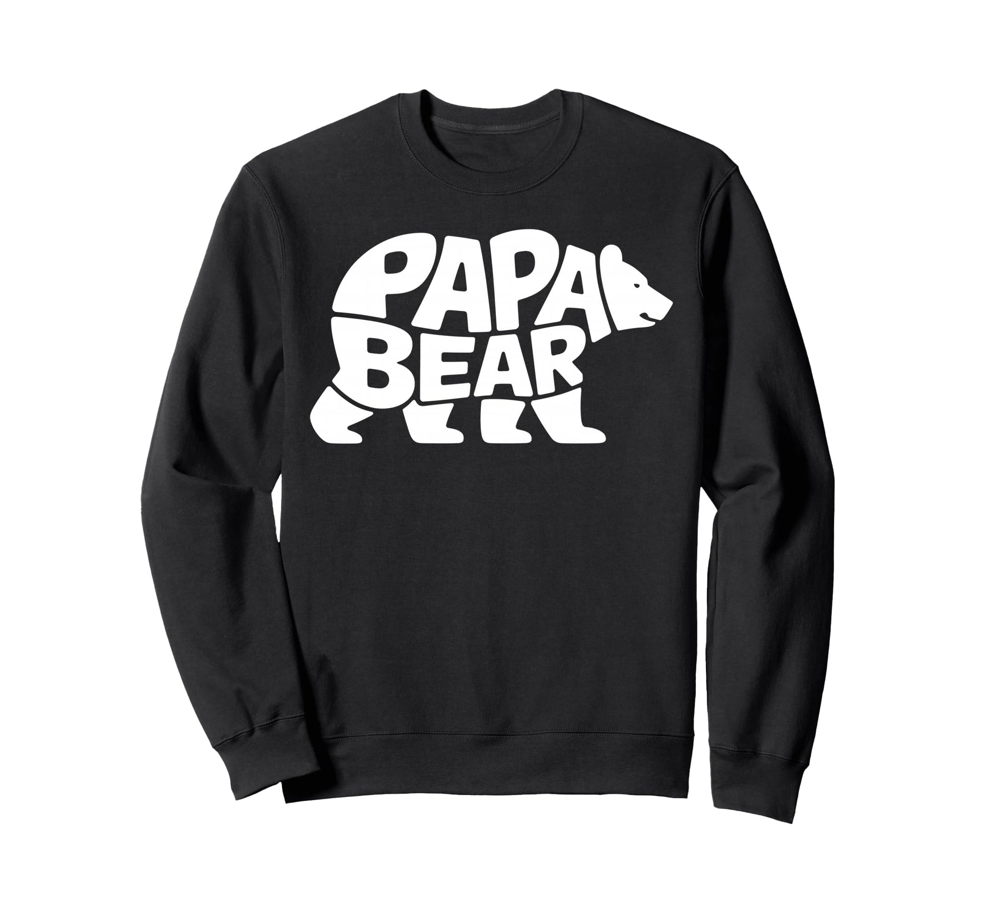 Papa Bear Dad Father Polar Bear Sweatshirt - Unique Graphic Unisex - T-Shirt, Sweatshirt, Hoodie