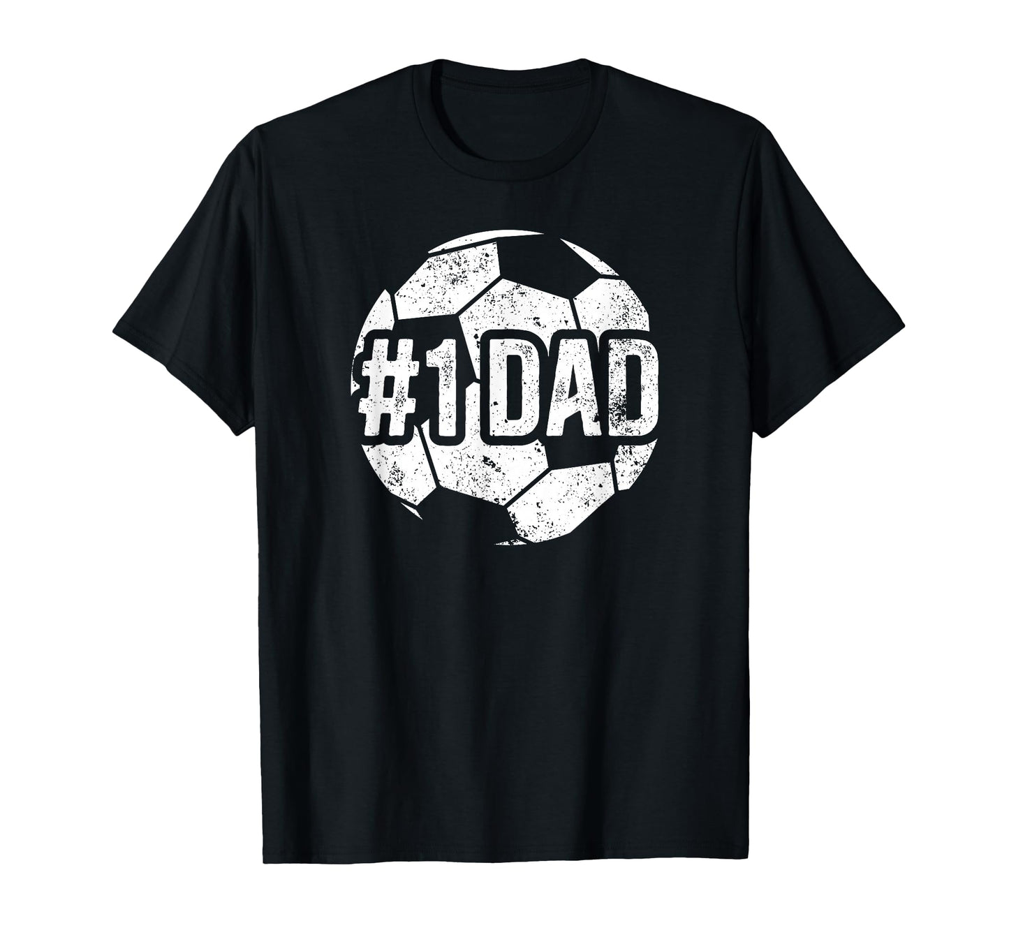 1 Dad Soccer Dad Soccer Player Dad T-Shirt - Fun Novelty Design for Adults - T-Shirt, Sweatshirt, Hoodie