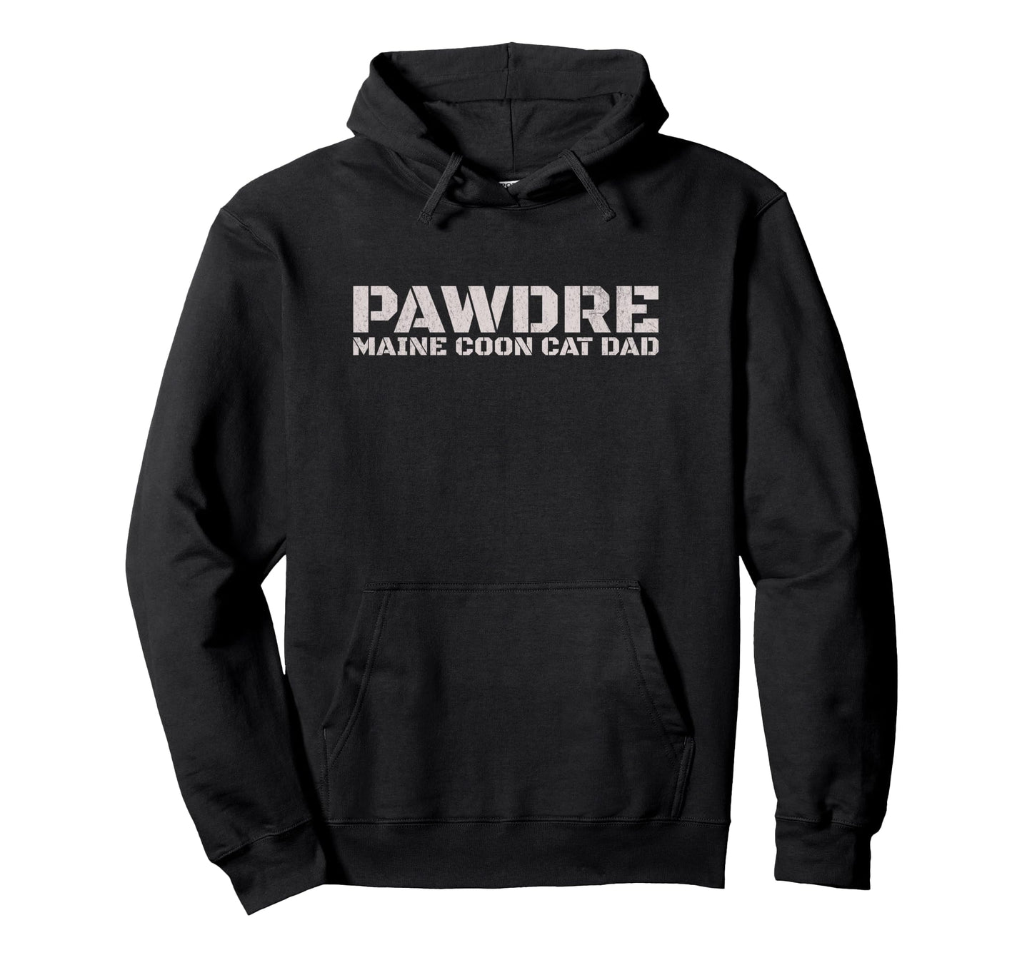 Pawdre Maine Coon Cat Dad Feline Hoodie - Novelty Apparel for Adults - T-Shirt, Sweatshirt, Hoodie