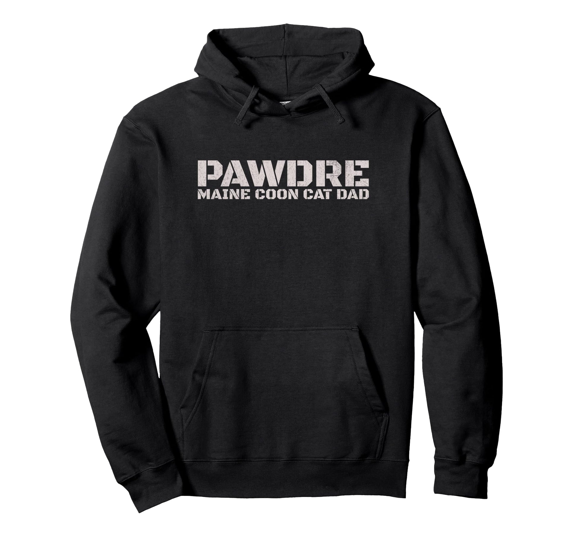 Pawdre Maine Coon Cat Dad Feline Hoodie - Novelty Apparel for Adults - T-Shirt, Sweatshirt, Hoodie