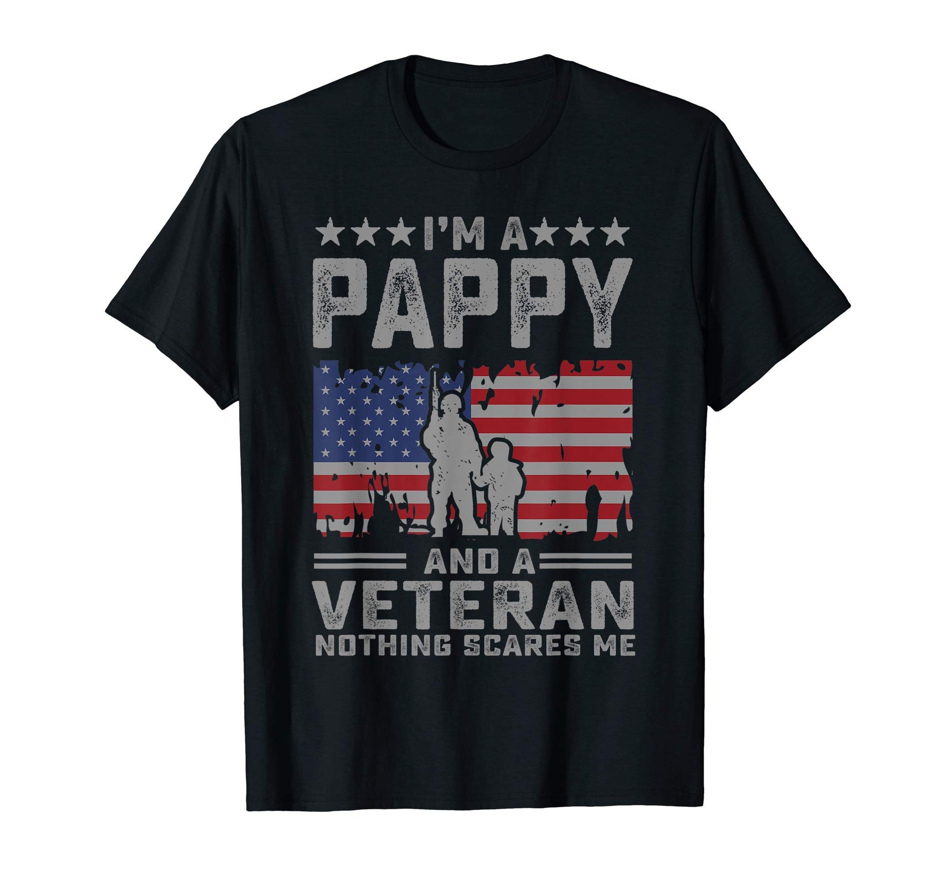 Mens Im Pappy And Veteran Nothing T-Shirt - Novelty Apparel Men Women - T-Shirt, Sweatshirt, Hoodie