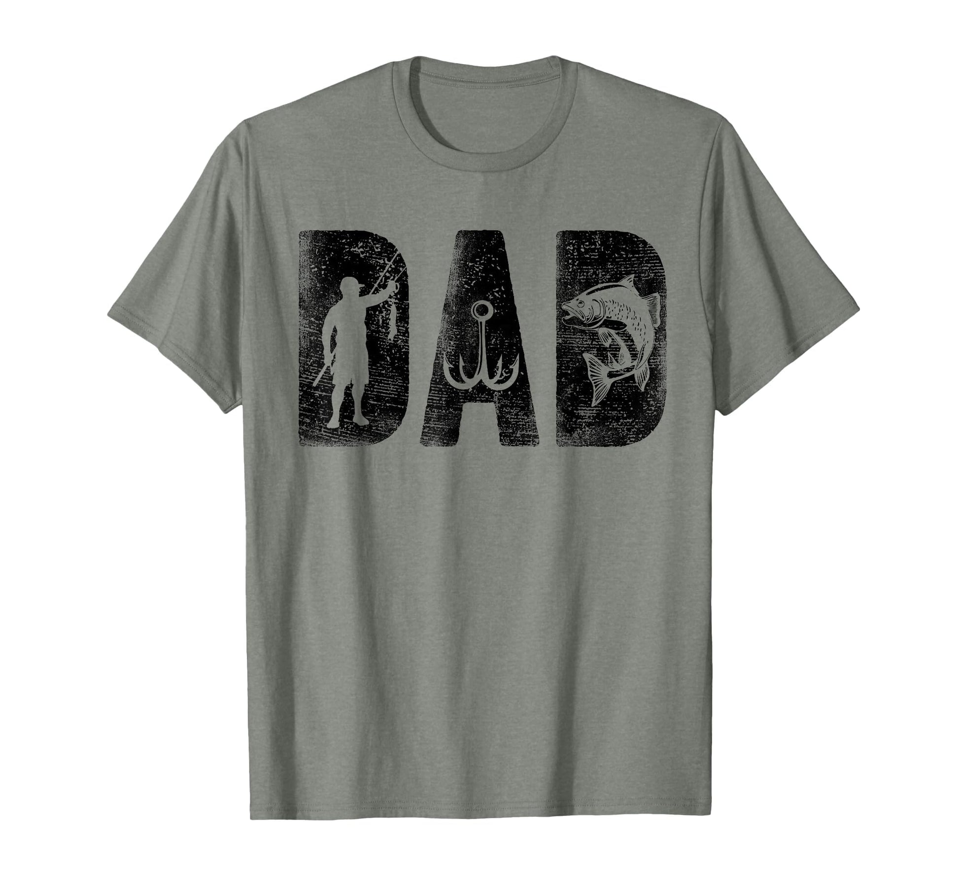 Fishing Dad Birthday Bold Font T-Shirt - Fun Novelty Design for Adults - T-Shirt, Sweatshirt, Hoodie