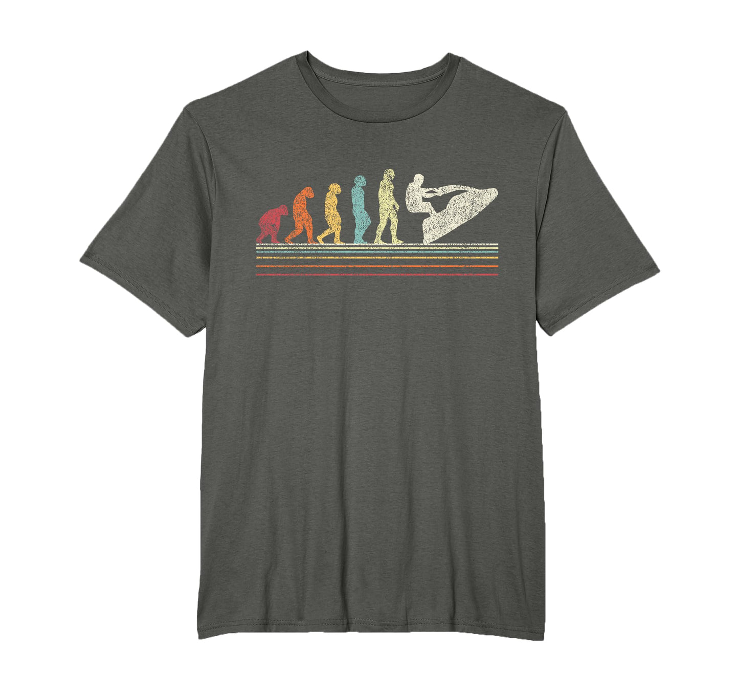 Jet Ski Evolution Jetski Jet Skier T-Shirt - Fun Novelty Design for Adults - T-Shirt, Sweatshirt, Hoodie