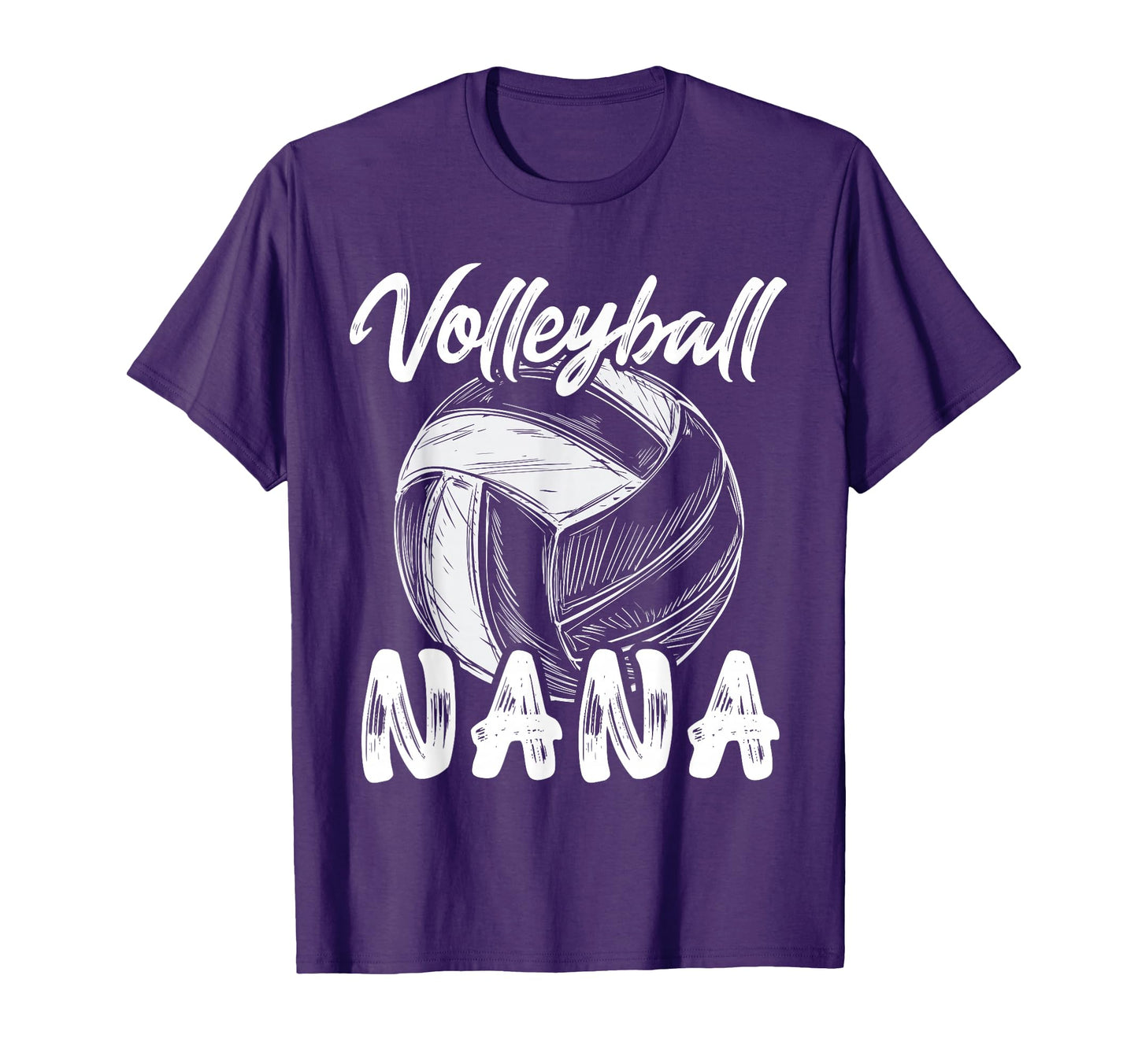 Volleyball Nana Family Matching T-Shirt - Casual Everyday Wear Men Women - T-Shirt, Sweatshirt, Hoodie