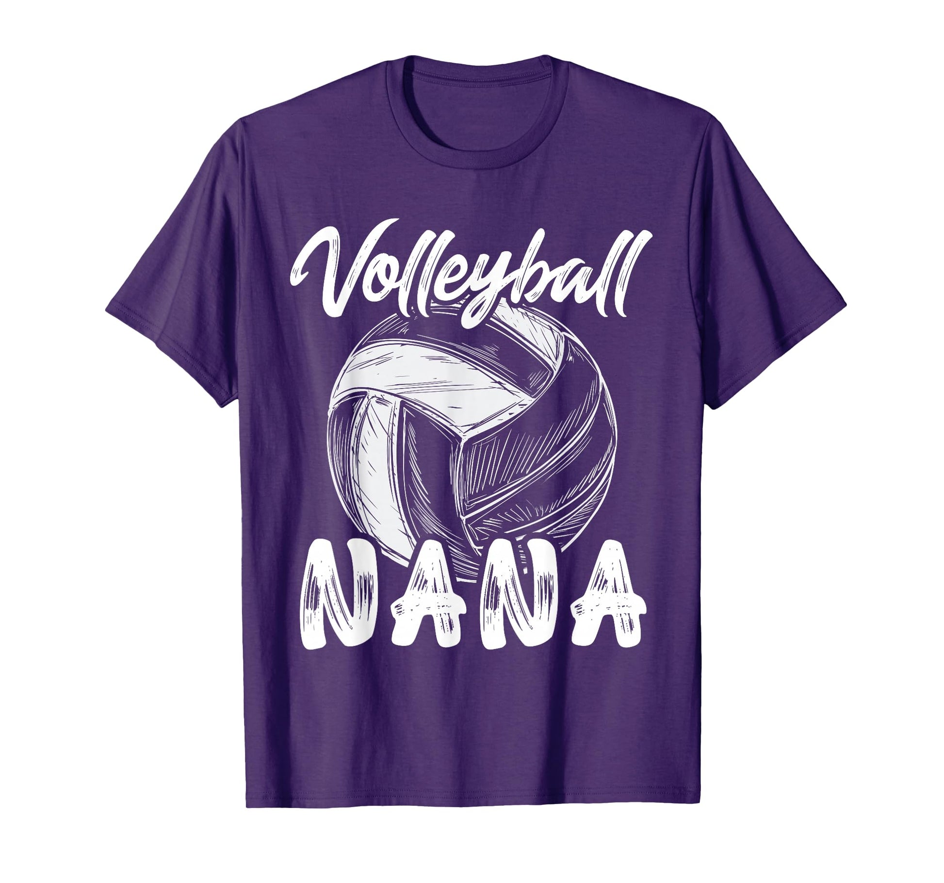 Volleyball Nana Family Matching T-Shirt - Casual Everyday Wear Men Women - T-Shirt, Sweatshirt, Hoodie