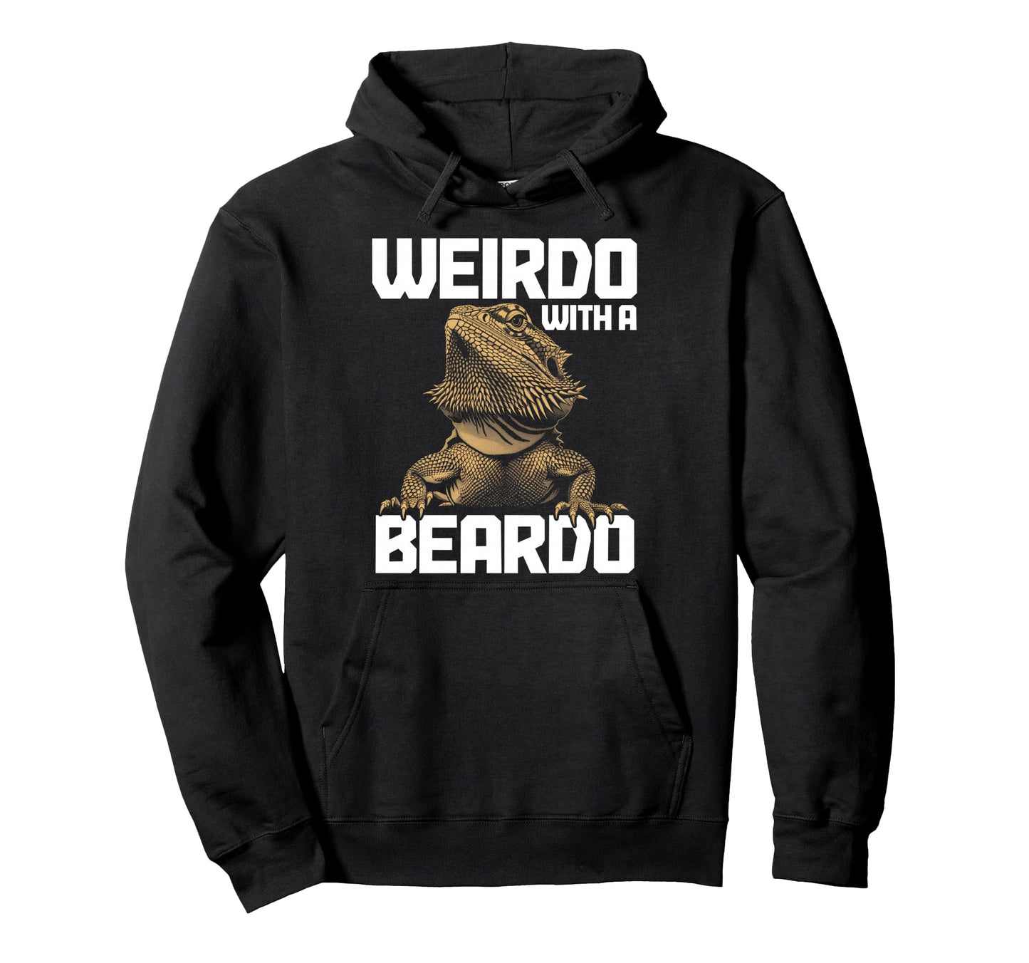 Bearded Dragon Funny Reptile Lover Hoodie - Custom Art Print Men Women - T-Shirt, Sweatshirt, Hoodie