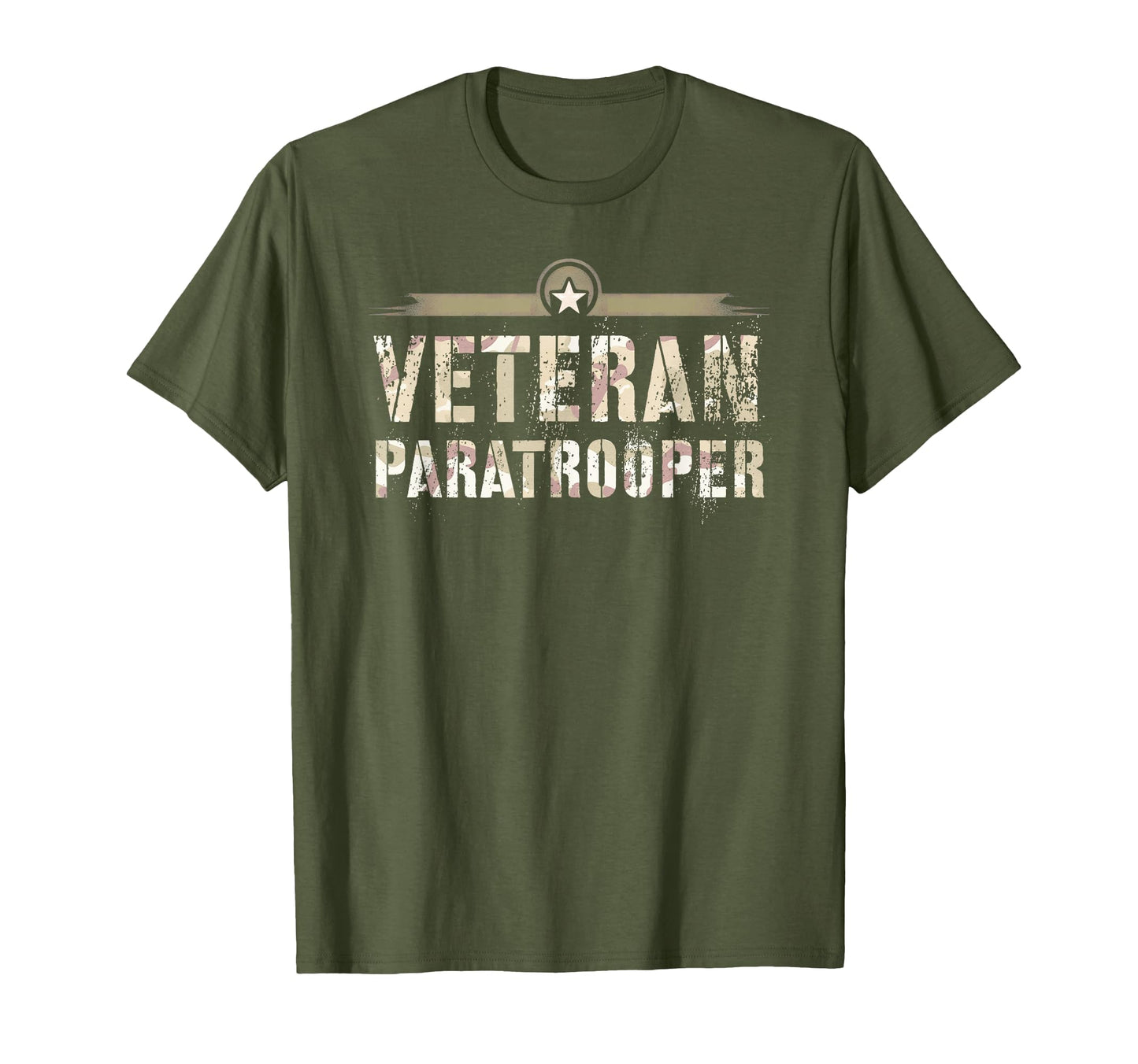 Heroes Veteran Paratrooper Proud T-Shirt - Minimalist Print Men Women - T-Shirt, Sweatshirt, Hoodie