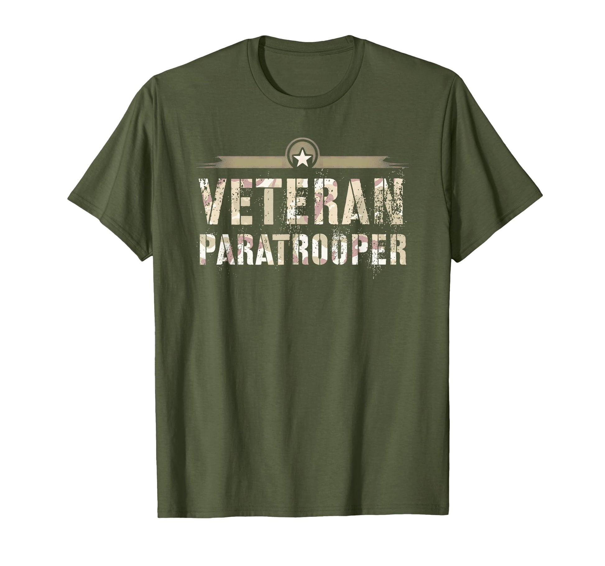 Heroes Veteran Paratrooper Proud T-Shirt - Minimalist Print Men Women - T-Shirt, Sweatshirt, Hoodie