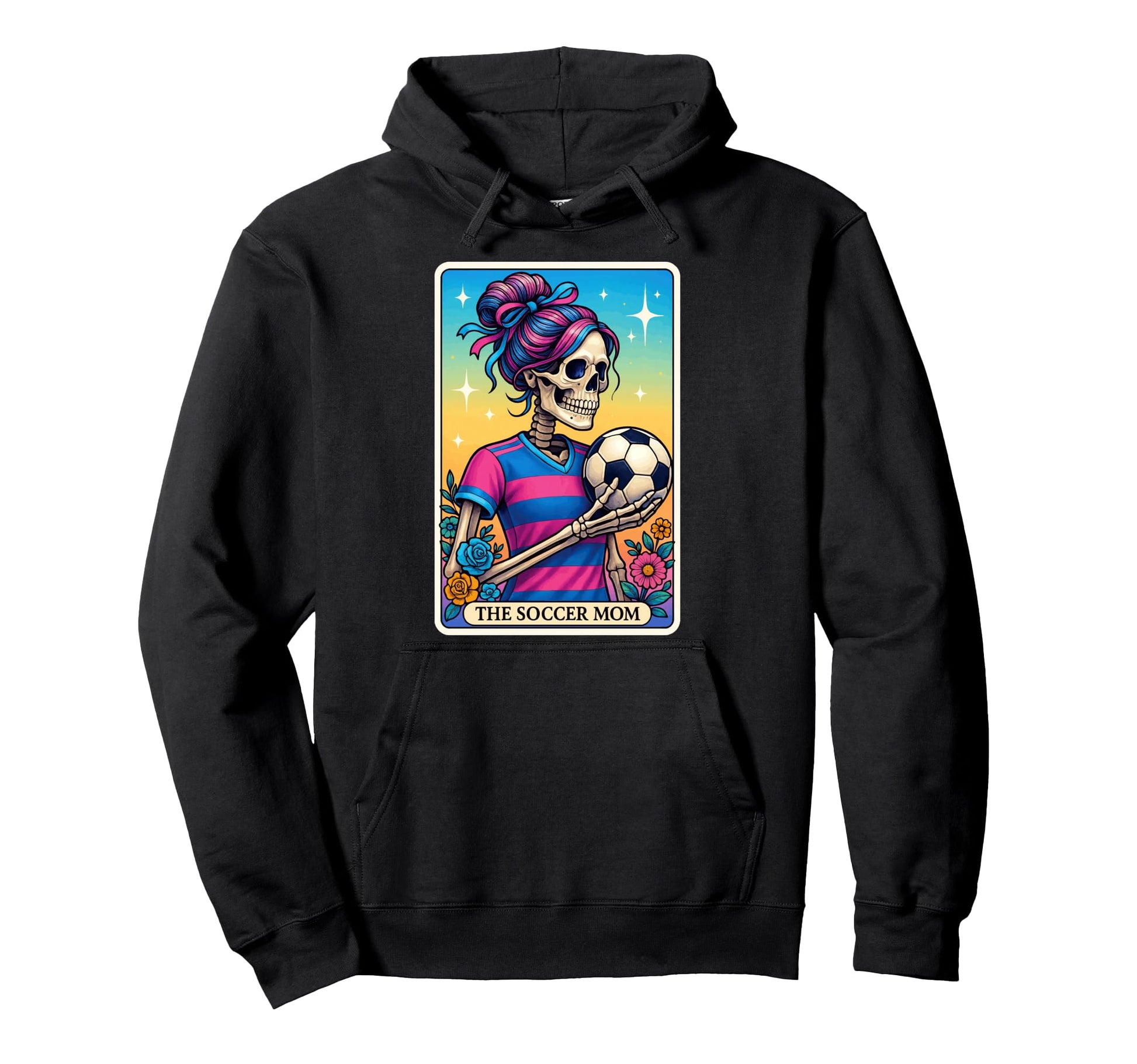 Soccer Mom Tarot Card Hoodie - Novelty Apparel Men Women - T-Shirt, Sweatshirt, Hoodie