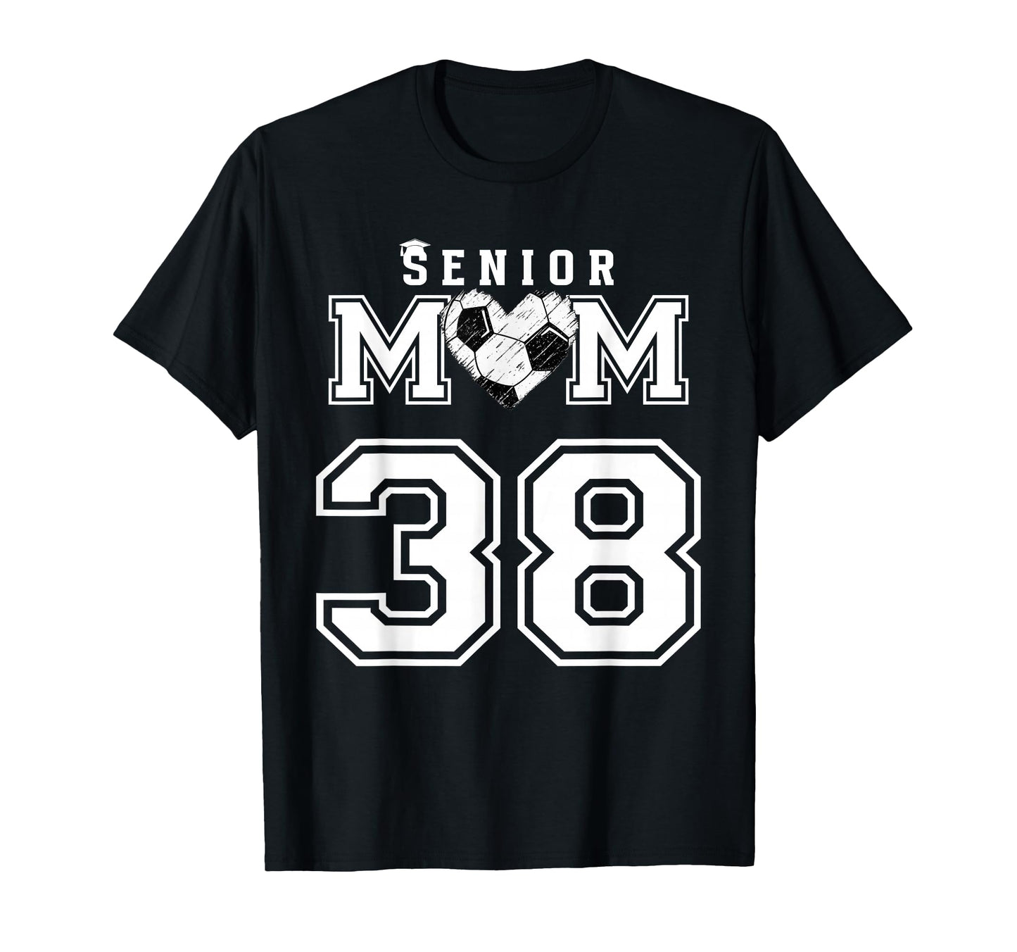 Proud Senior Soccer Mom Custom Jersey T-Shirt - Custom Art Print Unisex - T-Shirt, Sweatshirt, Hoodie