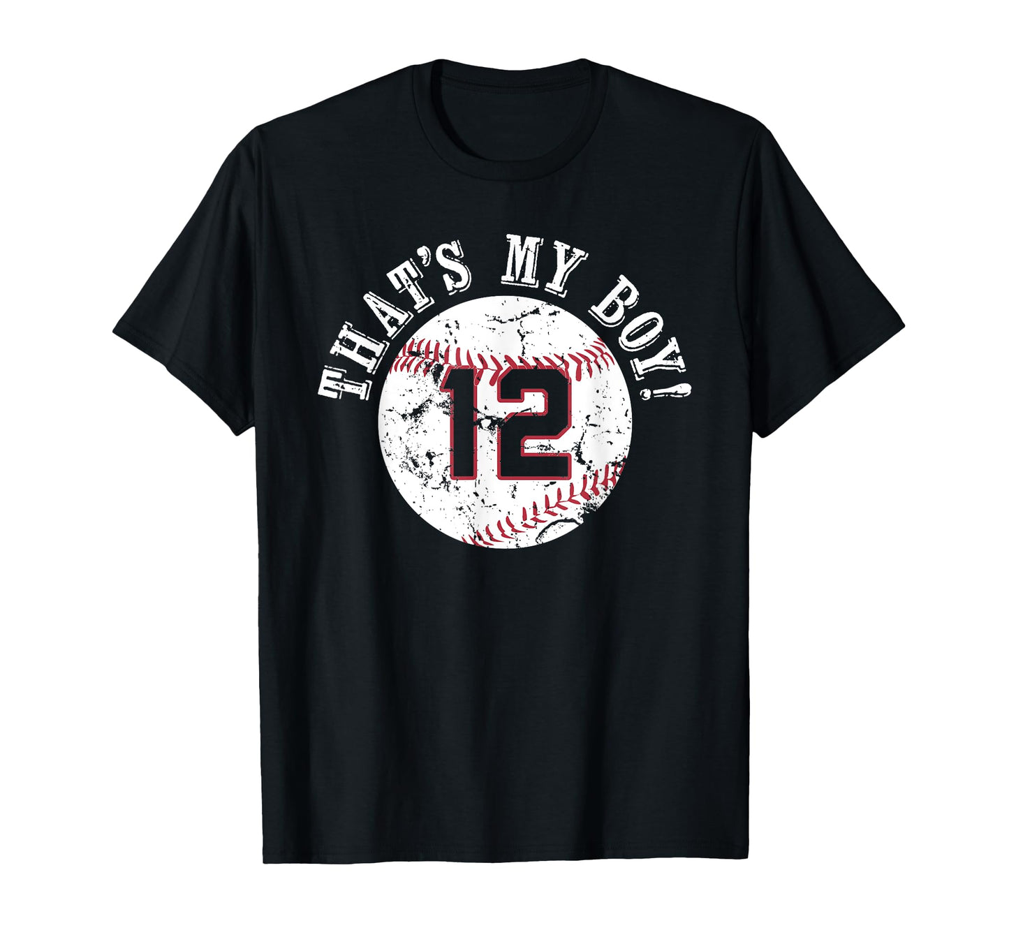 Unique Thats My 12 Baseball Player Mom Or T-Shirt - Graphic Print Unisex - T-Shirt, Sweatshirt, Hoodie