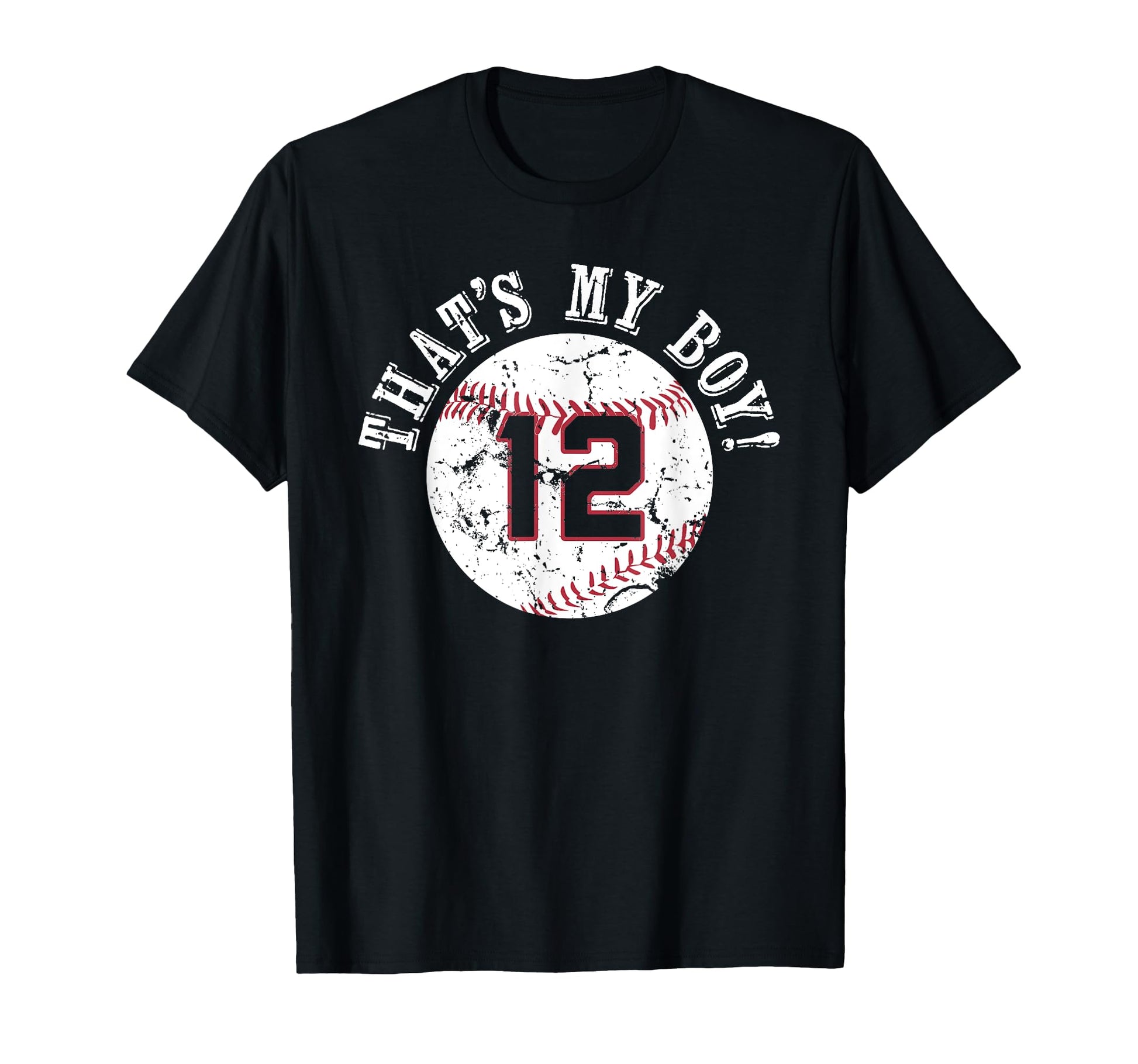 Unique Thats My 12 Baseball Player Mom Or T-Shirt - Graphic Print Unisex - T-Shirt, Sweatshirt, Hoodie