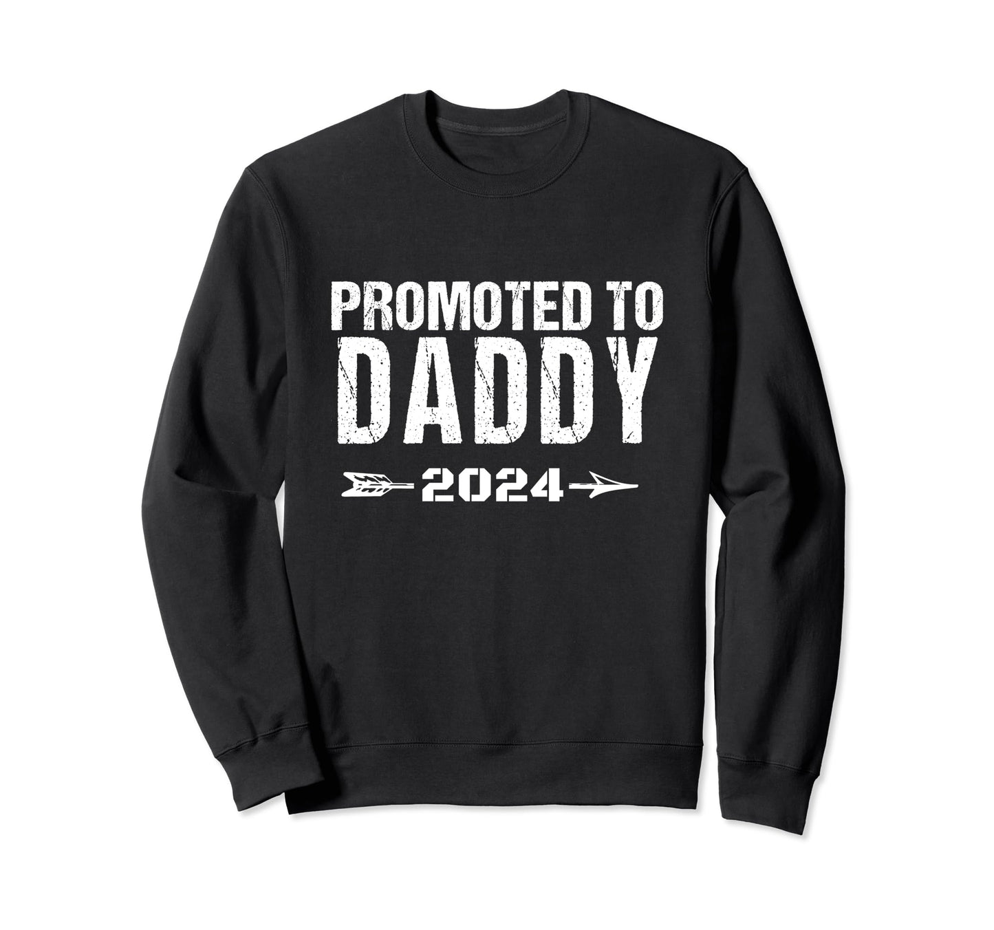 Dad Est 2024 New Daddy 2024 Father Sweatshirt - Minimalist Print Unisex - T-Shirt, Sweatshirt, Hoodie