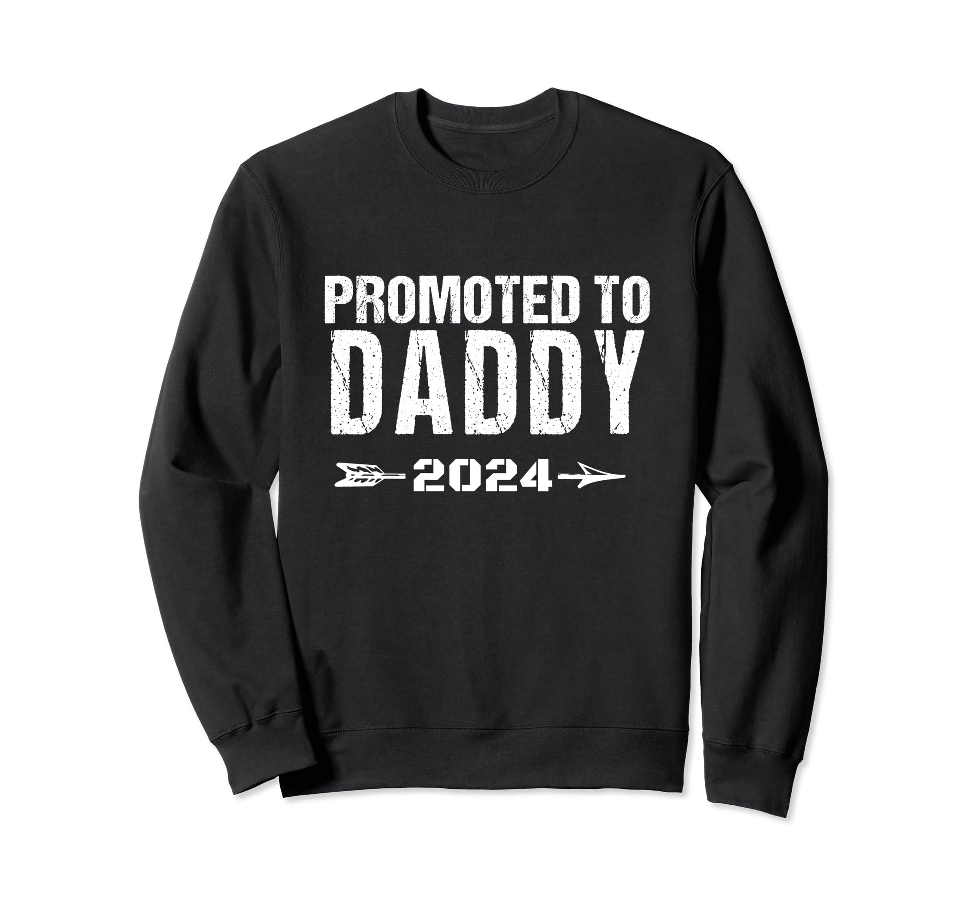 Dad Est 2024 New Daddy 2024 Father Sweatshirt - Minimalist Print Unisex - T-Shirt, Sweatshirt, Hoodie
