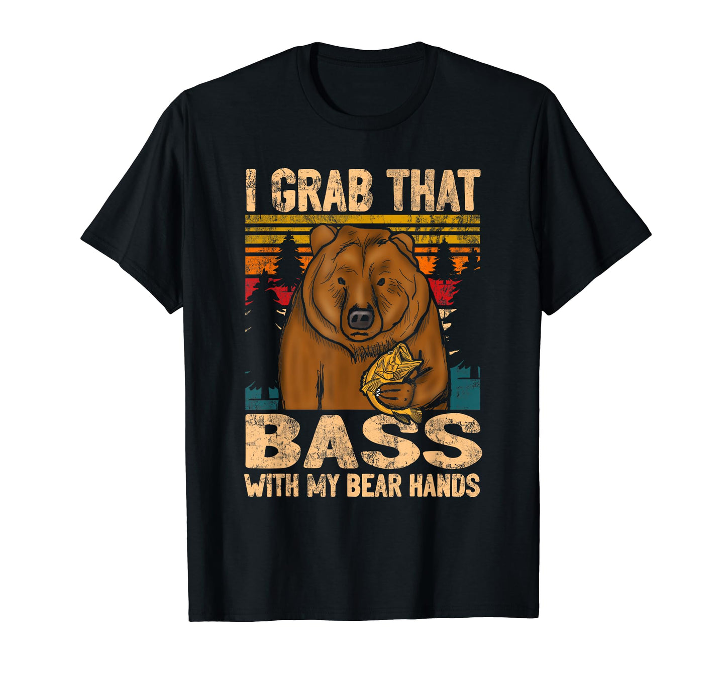 Funny Fishing Pun Largemouth Bass T-Shirt - Trendy Graphic Men Women - T-Shirt, Sweatshirt, Hoodie