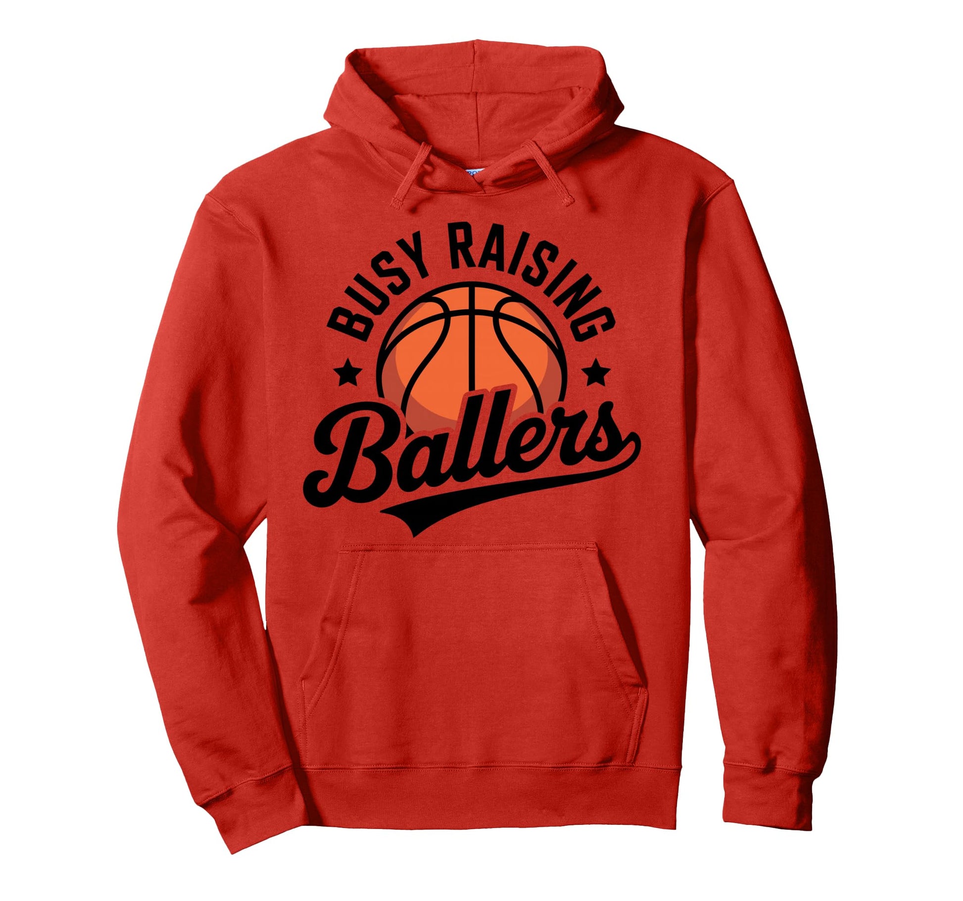 Busy Raising Ballers Funny Hoodie - Fun Novelty Design for Adults - T-Shirt, Sweatshirt, Hoodie