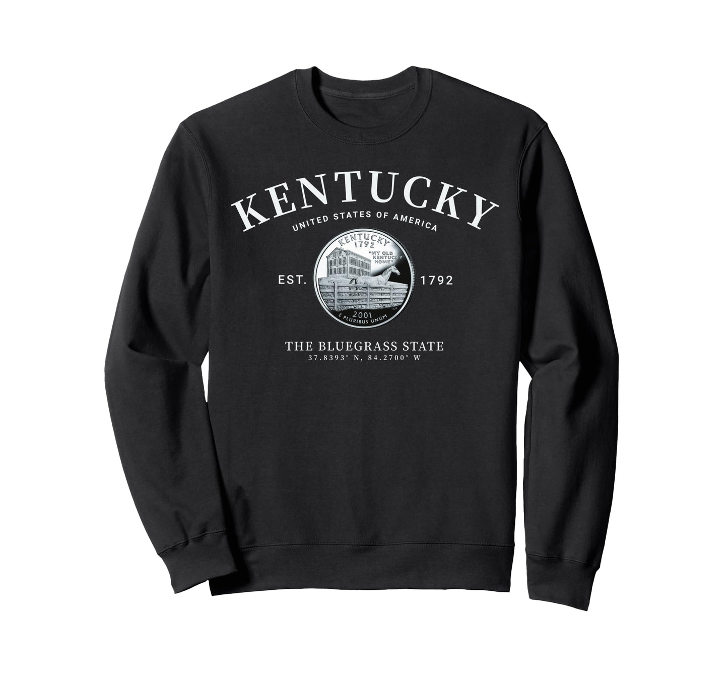 My Old Kentucky Home Bluegrass State Sweatshirt - Graphic Print Unisex - T-Shirt, Sweatshirt, Hoodie
