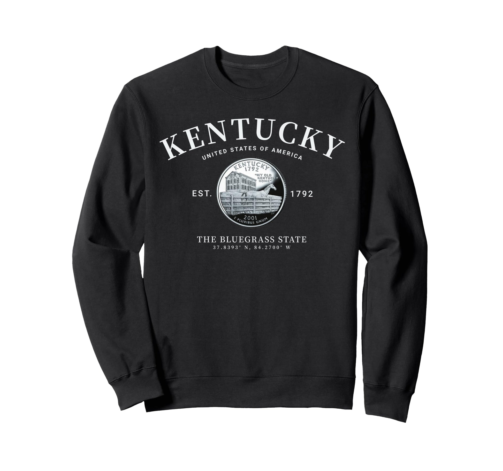 My Old Kentucky Home Bluegrass State Sweatshirt - Graphic Print Unisex - T-Shirt, Sweatshirt, Hoodie
