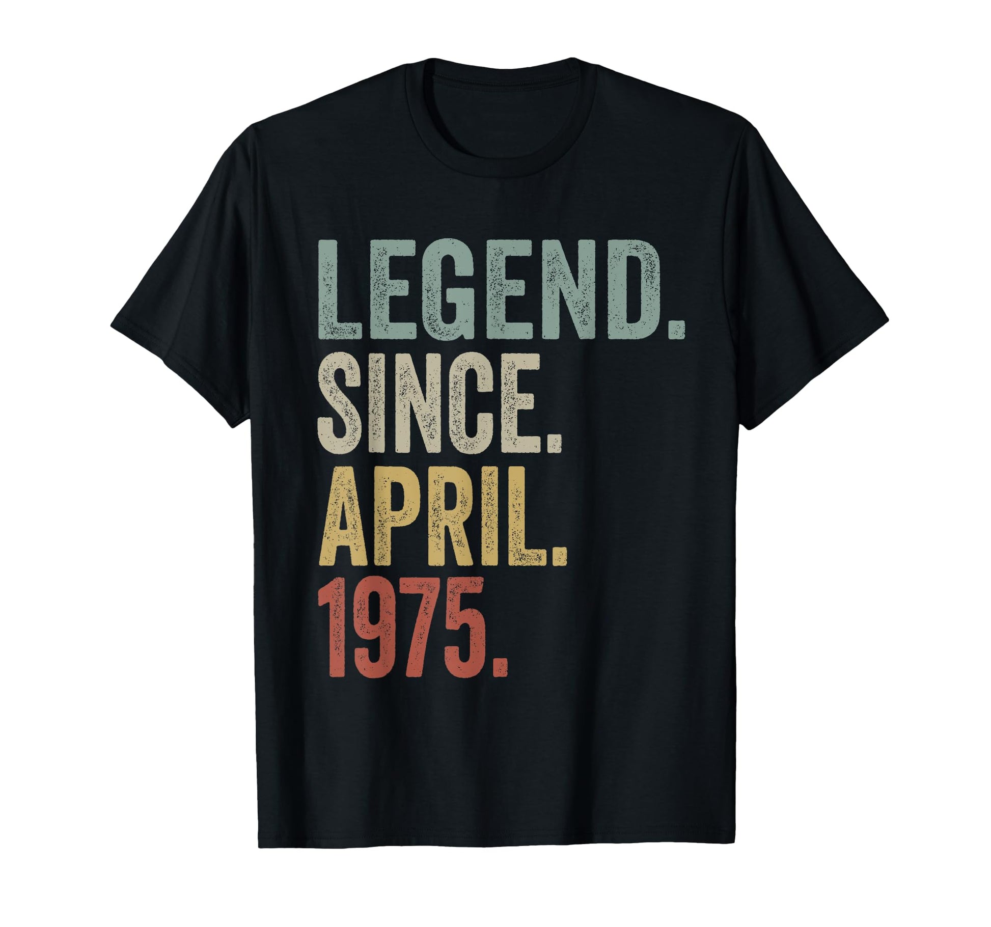50 Years Old Legend Since April 1975 T-Shirt - Minimalist Print for Adults - T-Shirt, Sweatshirt, Hoodie
