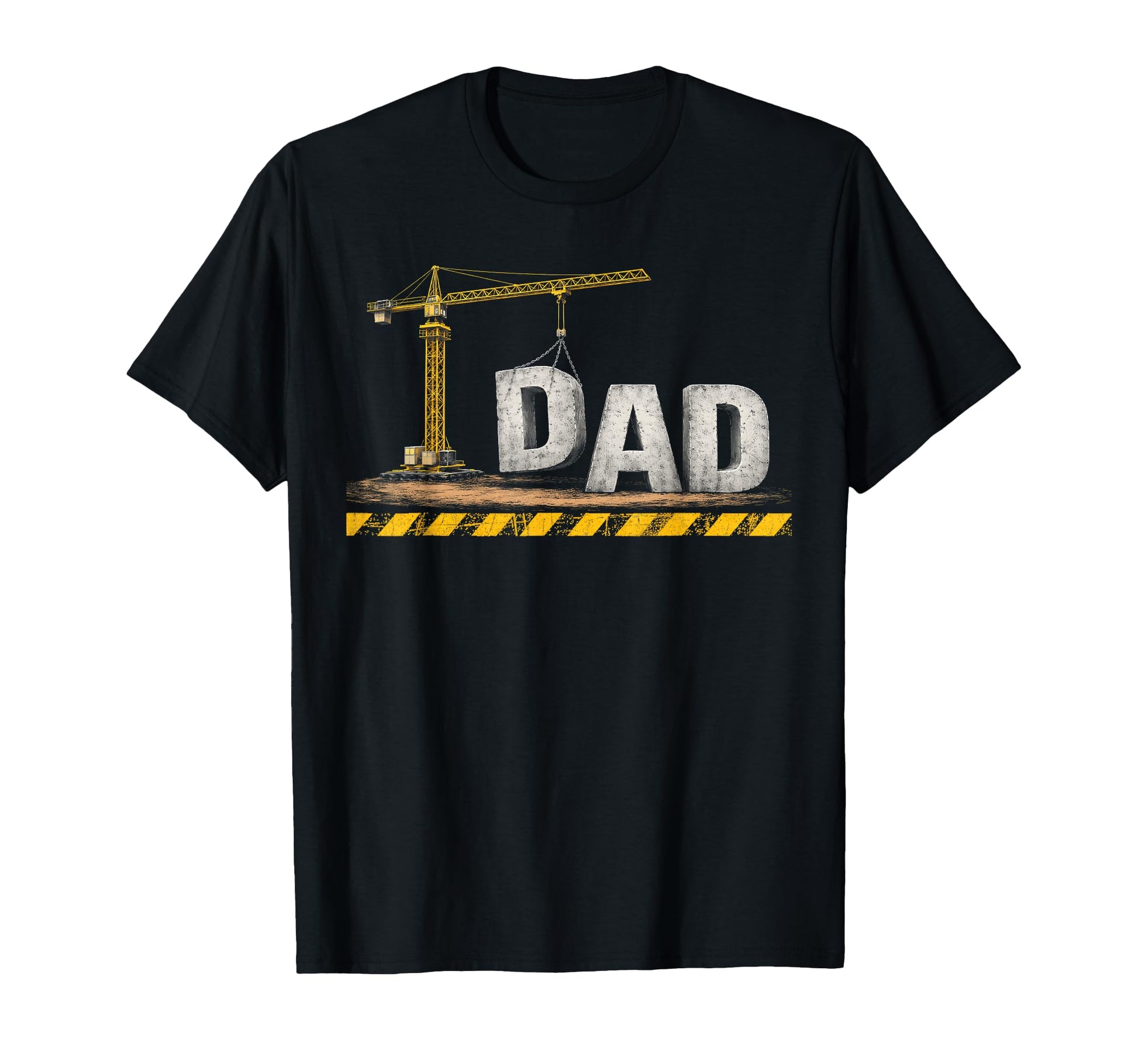 Dad Built Strong Dad Family Builder Funny T-Shirt - Graphic Print Unisex - T-Shirt, Sweatshirt, Hoodie