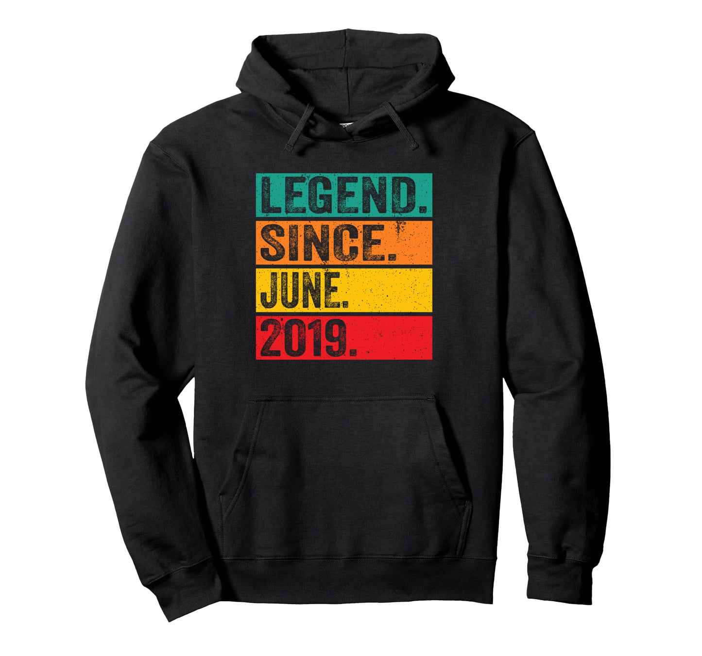 Legend Since June 2019 7 Years Old 7Th Hoodie - Graphic Print Men Women - T-Shirt, Sweatshirt, Hoodie