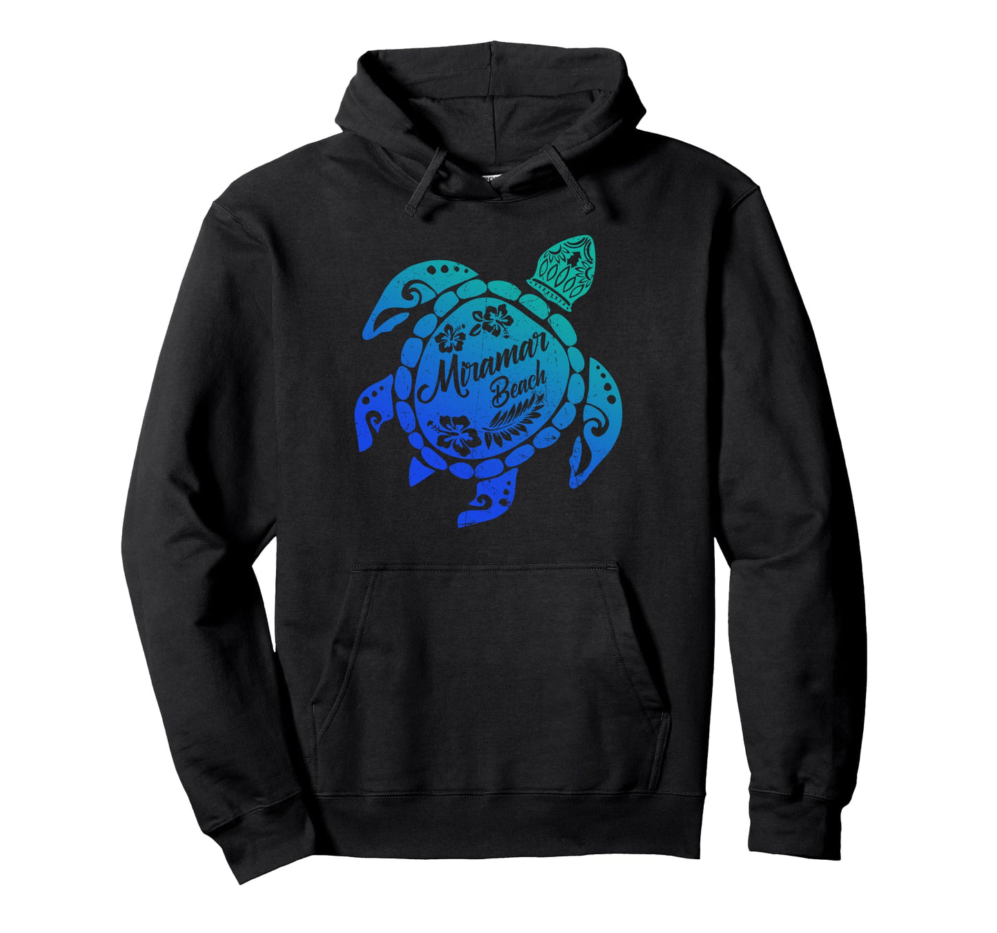 Miramar Beach Tribal Sea Turtle Florida Hoodie - Trendy Graphic Men Women - T-Shirt, Sweatshirt, Hoodie