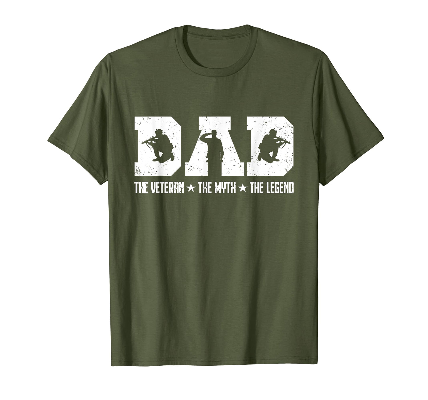 Dad Veteran Myth Legend Fathers Day Gift T-Shirt - Unique Graphic Unisex - T-Shirt, Sweatshirt, Hoodie