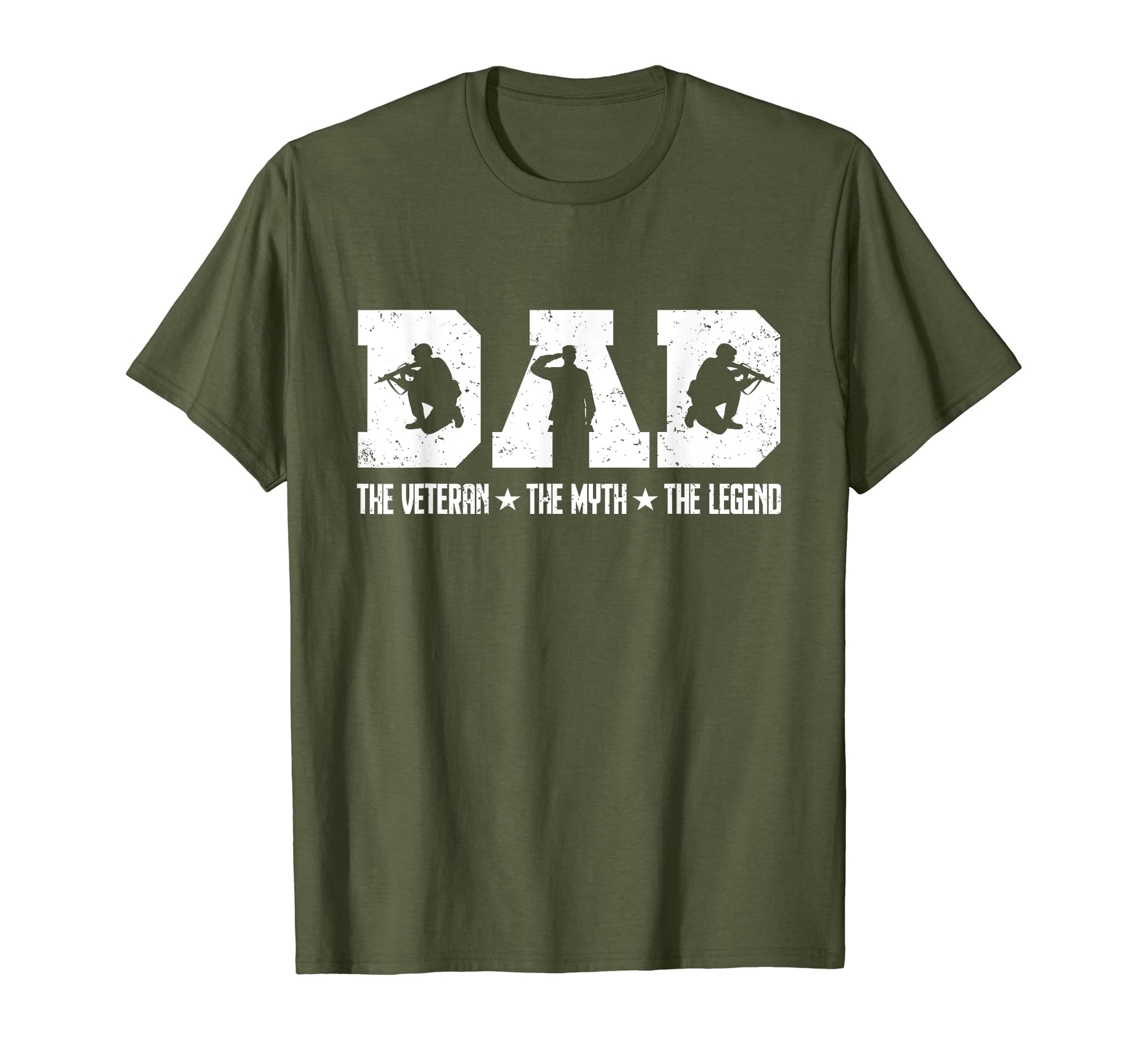 Dad Veteran Myth Legend Fathers Day Gift T-Shirt - Unique Graphic Unisex - T-Shirt, Sweatshirt, Hoodie