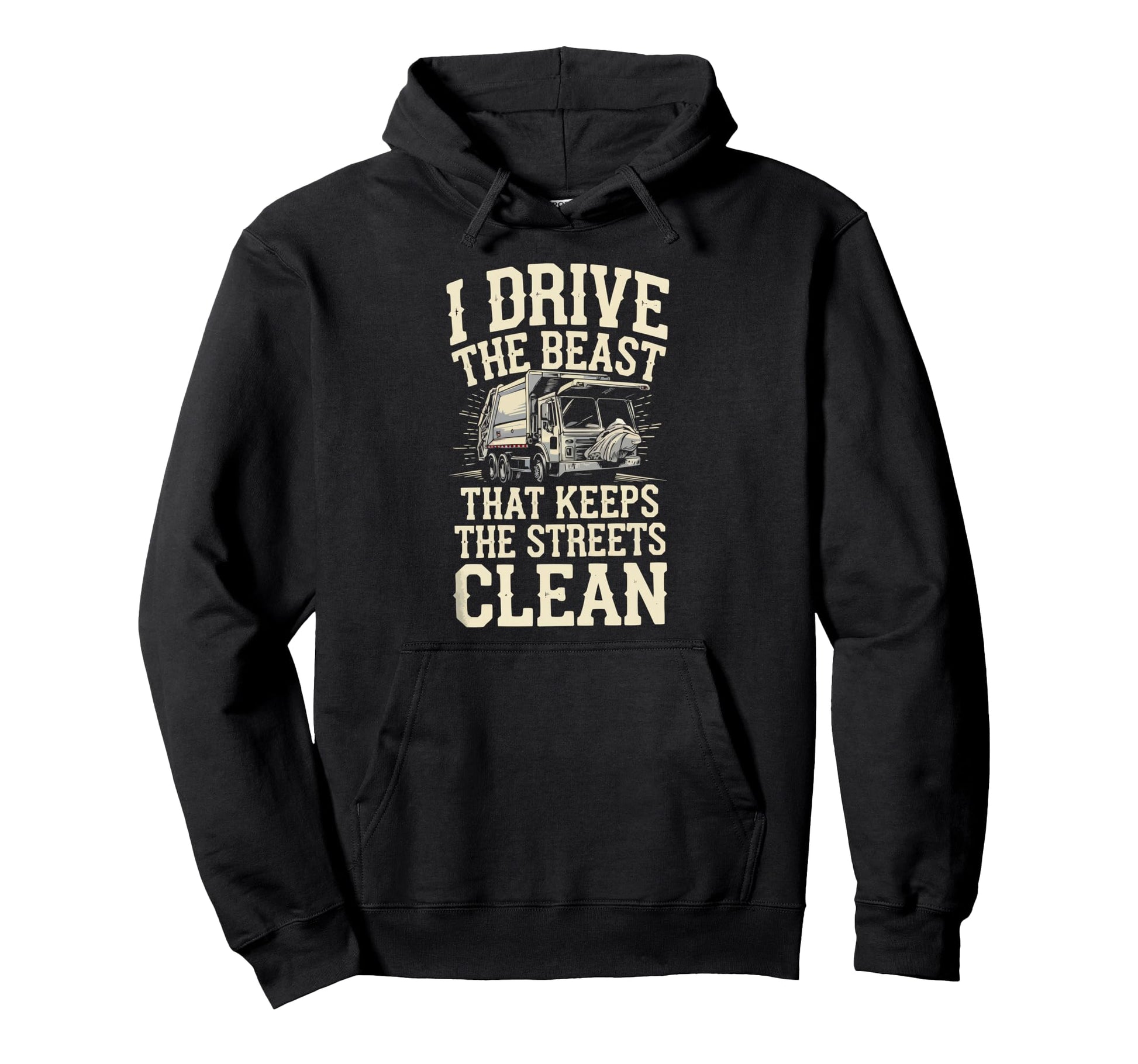 Garbage Truck Driving Truck Driver Hoodie - Aesthetic Graphic for Adults - T-Shirt, Sweatshirt, Hoodie