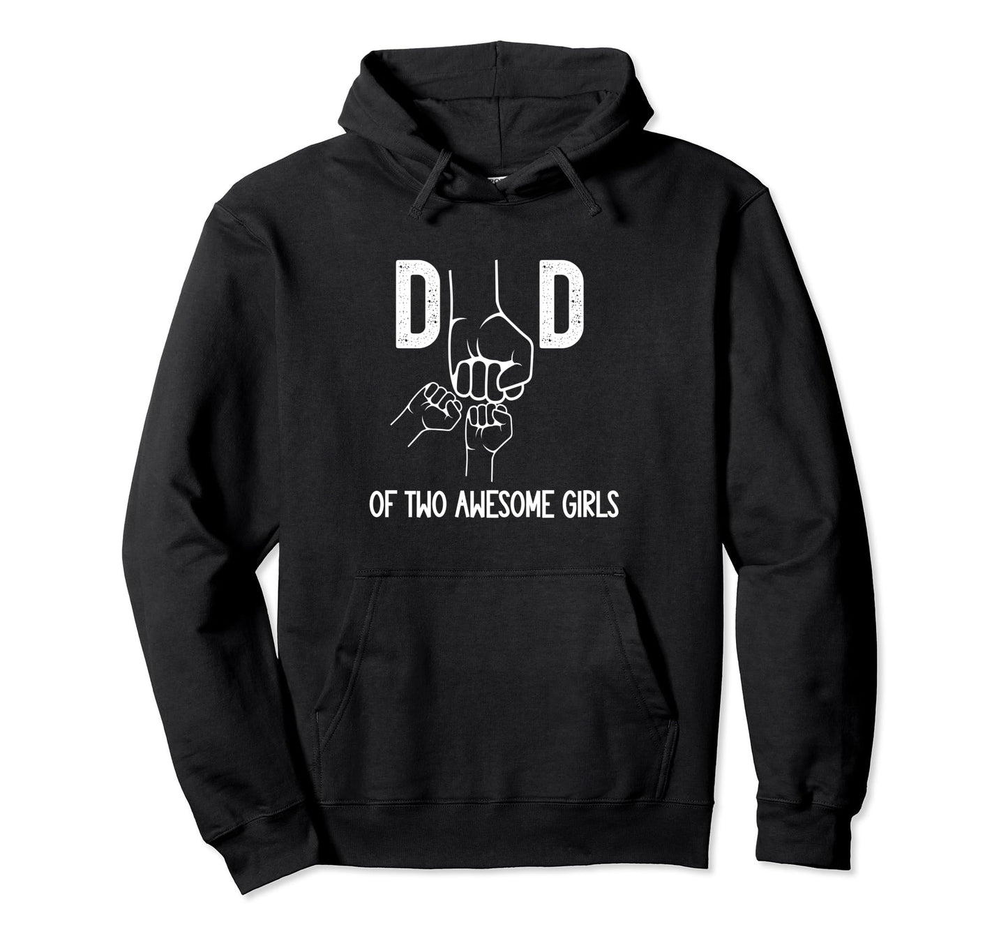 Fist Bump Dad Two Awesome Fathers Day Hoodie - Novelty Apparel for Adults - T-Shirt, Sweatshirt, Hoodie