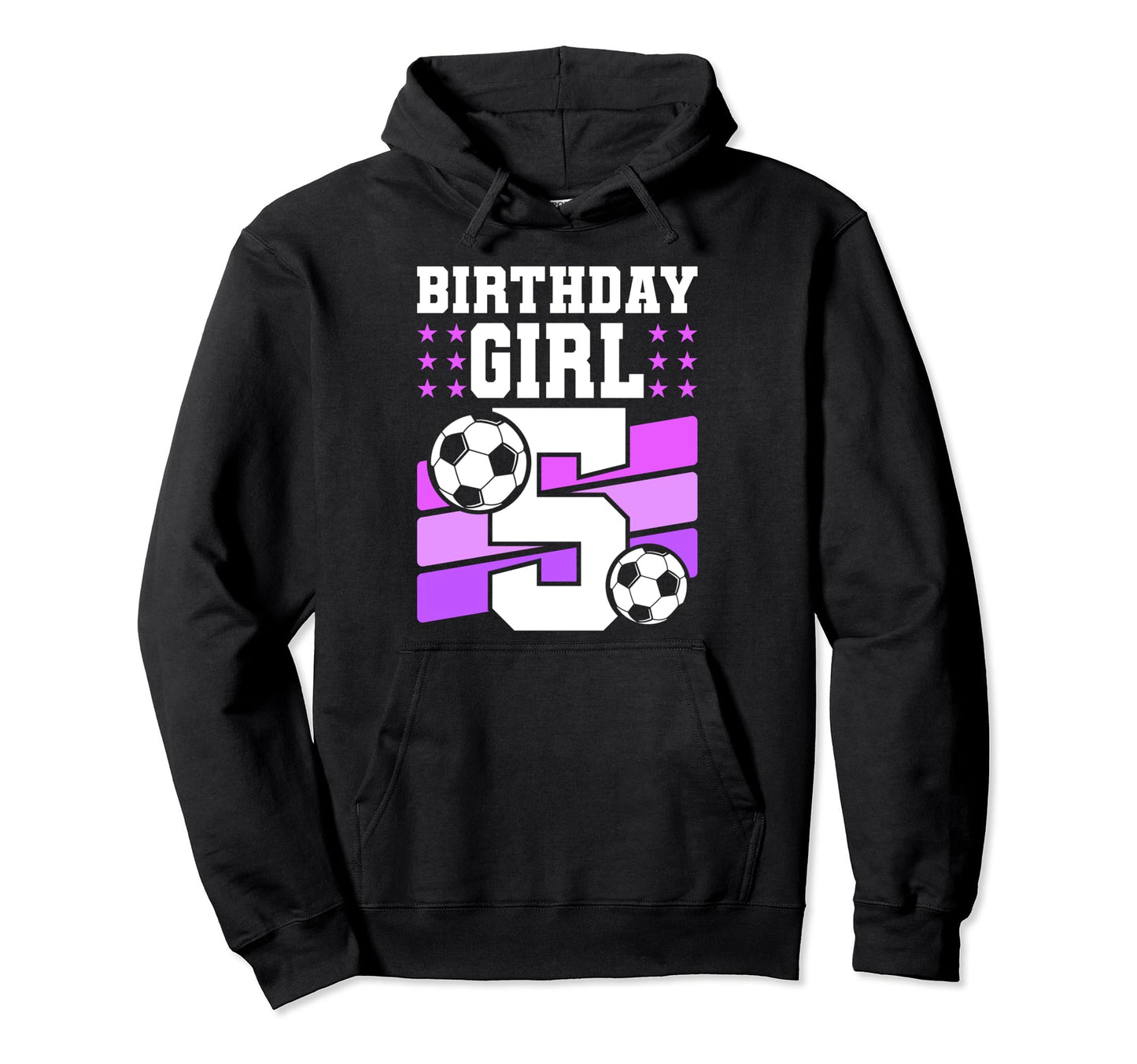 5 Years Old 5Th Birthday Gift Bday Soccer Hoodie - Graphic Print Unisex - T-Shirt, Sweatshirt, Hoodie