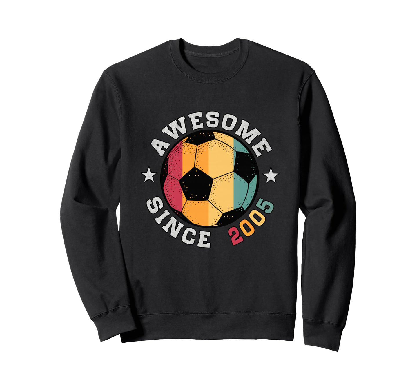 Birthday Soccer Player 21 Year Old Sweatshirt - Trendy Graphic for Adults - T-Shirt, Sweatshirt, Hoodie