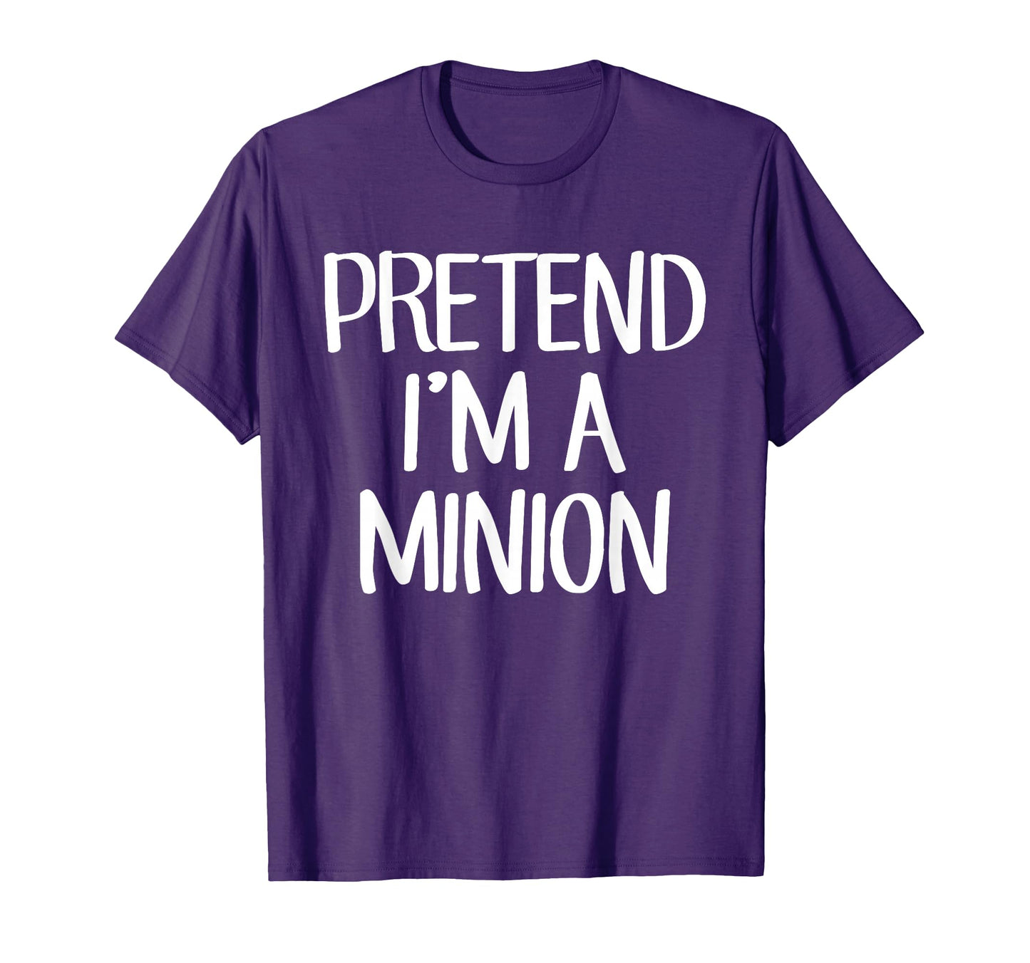 Pretend Im Minion Costume Family Lazy T-Shirt - Trendy Graphic for Adults - T-Shirt, Sweatshirt, Hoodie