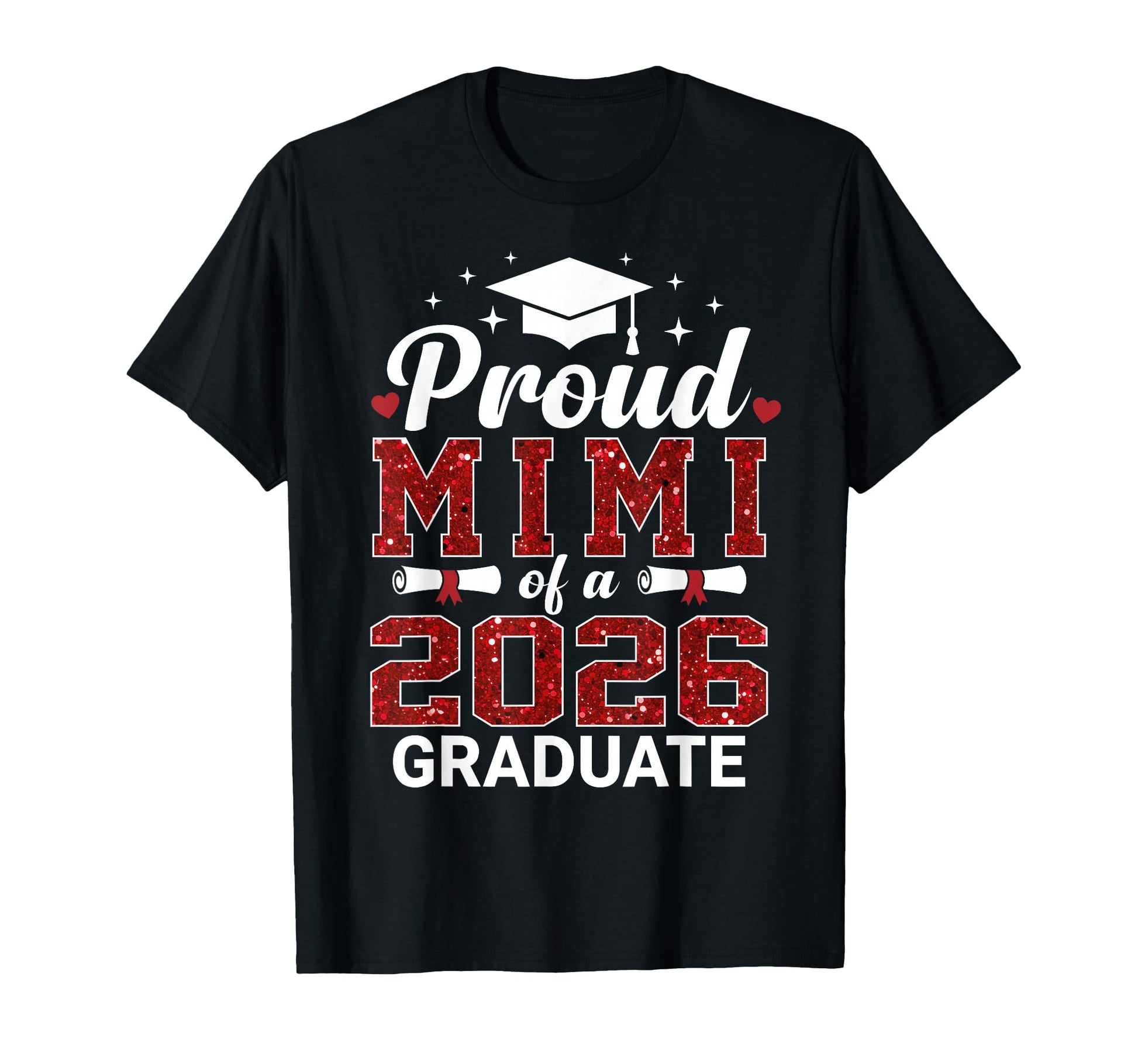 Proud Mimi 2026 Graduate Class T-Shirt - Graphic Print Men Women - T-Shirt, Sweatshirt, Hoodie