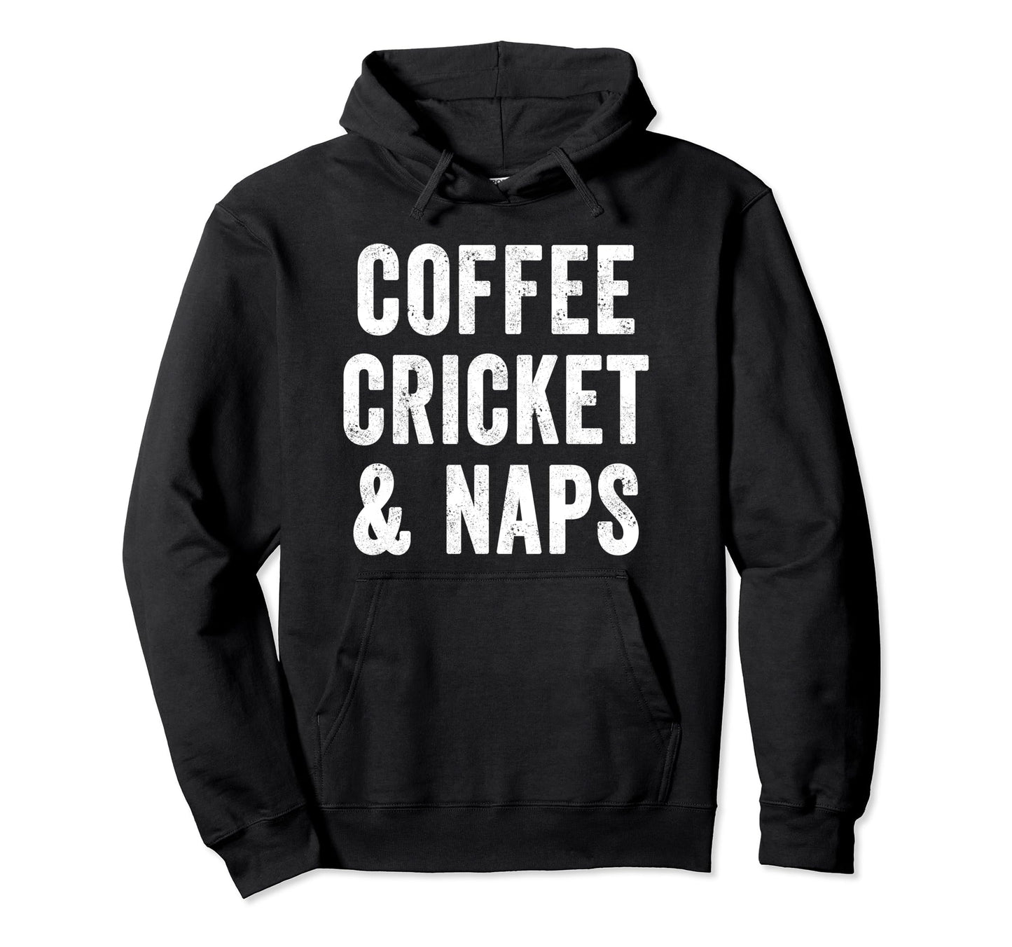 Coffee Cricket And Naps Lover Bearded Hoodie - Trendy Graphic Men Women - T-Shirt, Sweatshirt, Hoodie