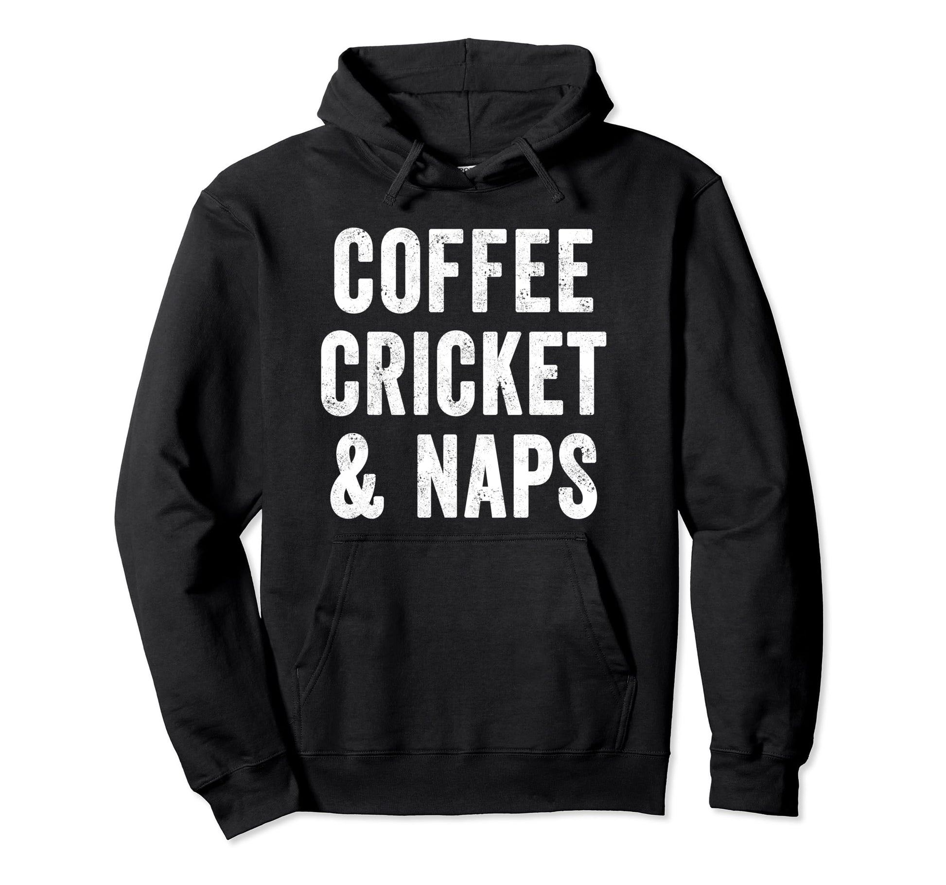 Coffee Cricket And Naps Lover Bearded Hoodie - Trendy Graphic Men Women - T-Shirt, Sweatshirt, Hoodie